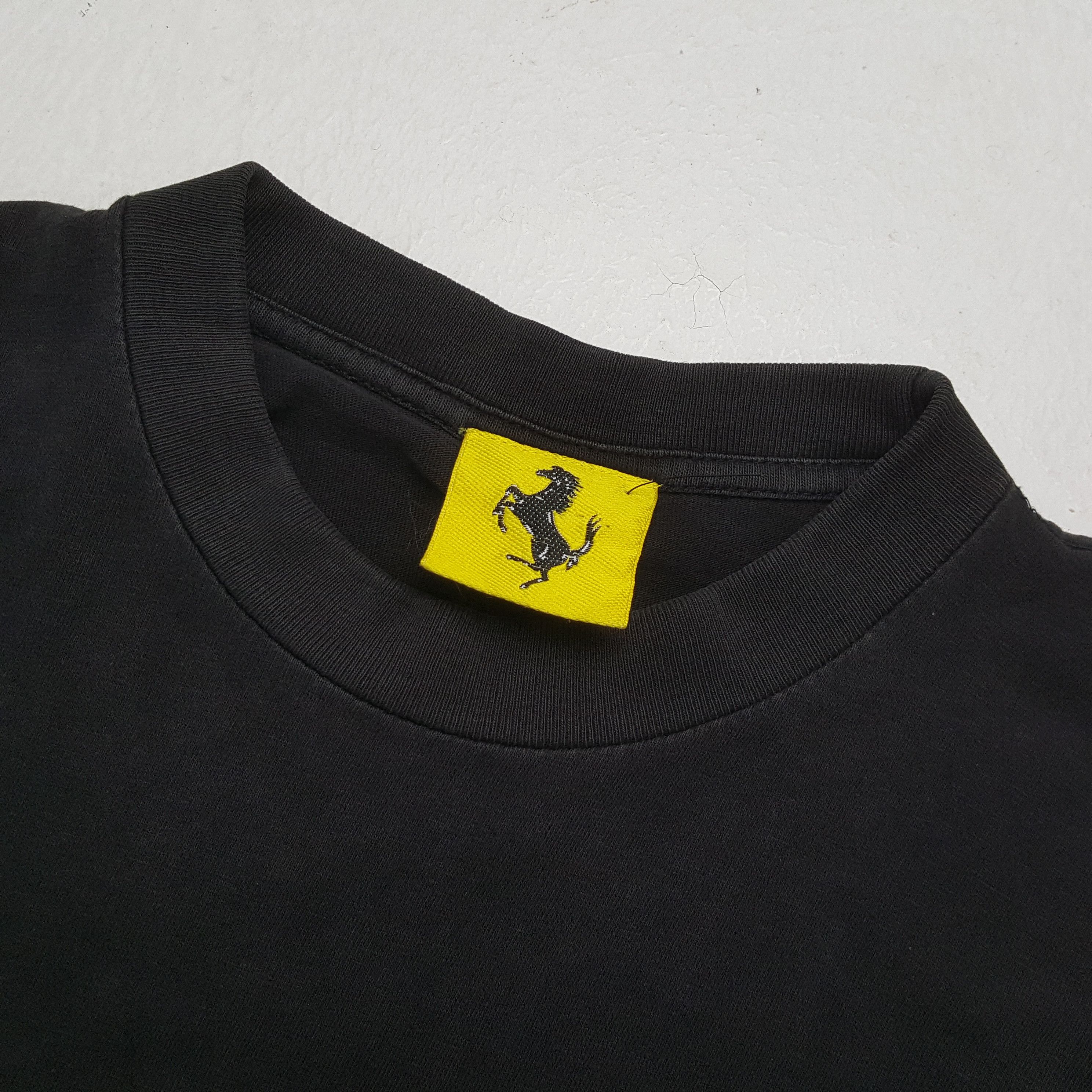 Ferrari × Vintage Vintage FERRARI Italian Supercar Big Logo Design T-Shirt Size US S / EU 44-46 / 1 - 8 Thumbnail