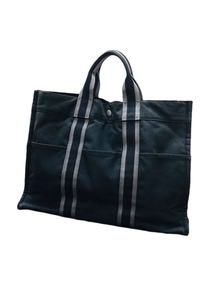Hermes Hermes Fourre Tout Canvas Tote Bag Size ONE SIZE - 2 Thumbnail