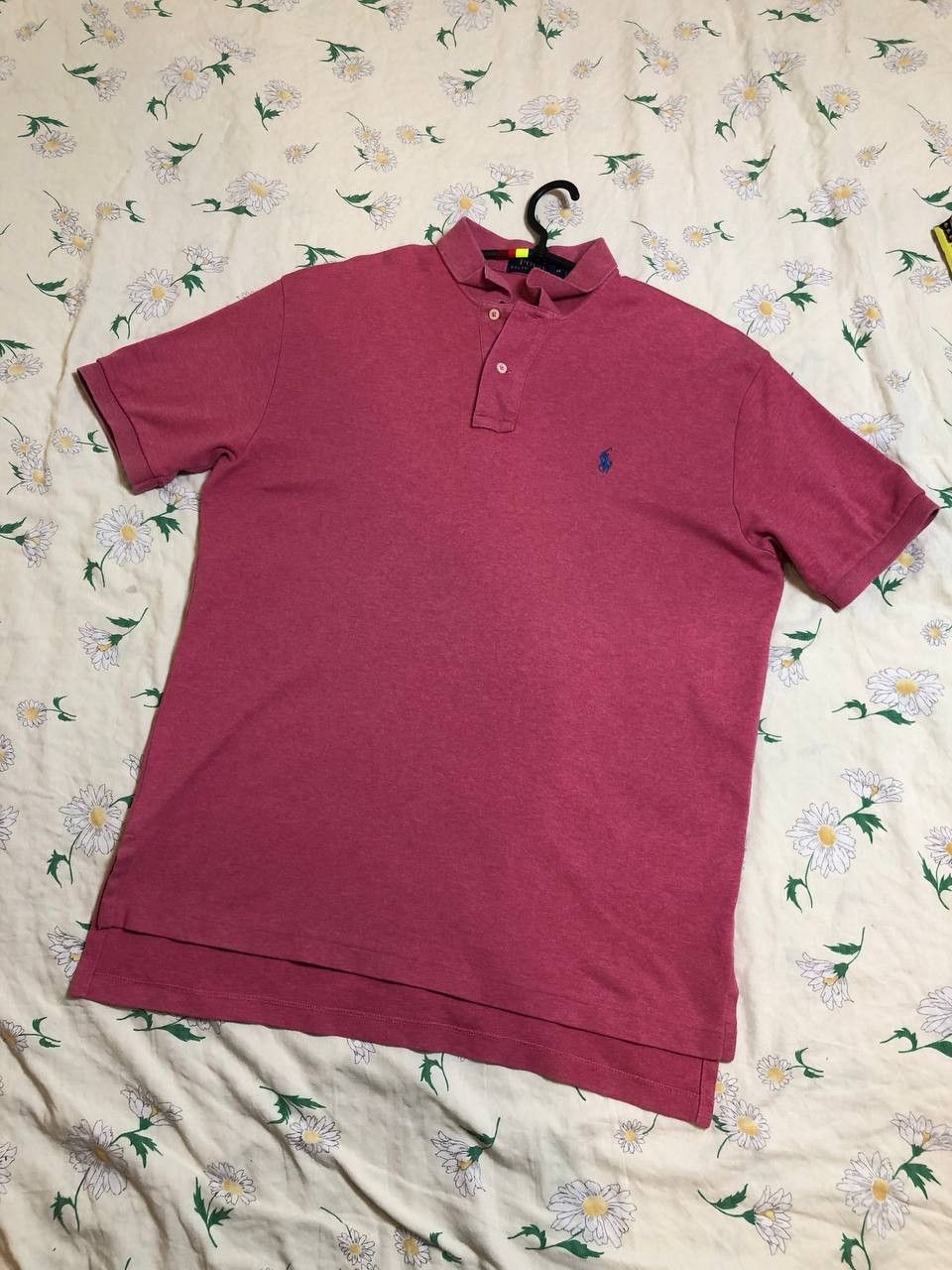 Polo Ralph Lauren Mens Polo Ralph Lauren Red Slim Polo Shirt Button Down Size US M / EU 48-50 / 2 - 1 Thumbnail