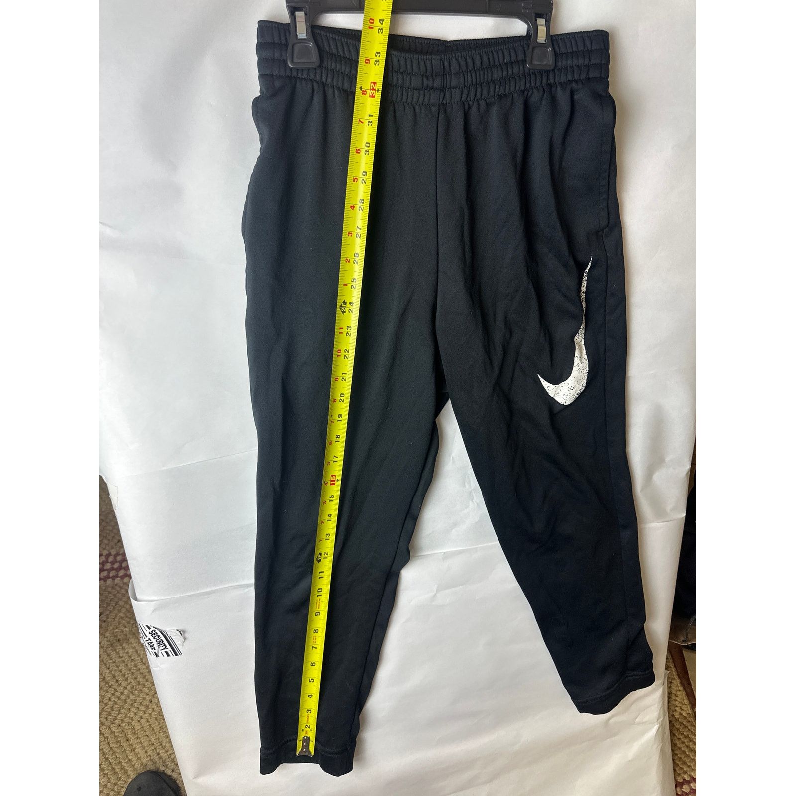 Nike Nike Boys Unisex Black Dri Fit Track Pants Size XLarge Size US 39 - 6 Thumbnail