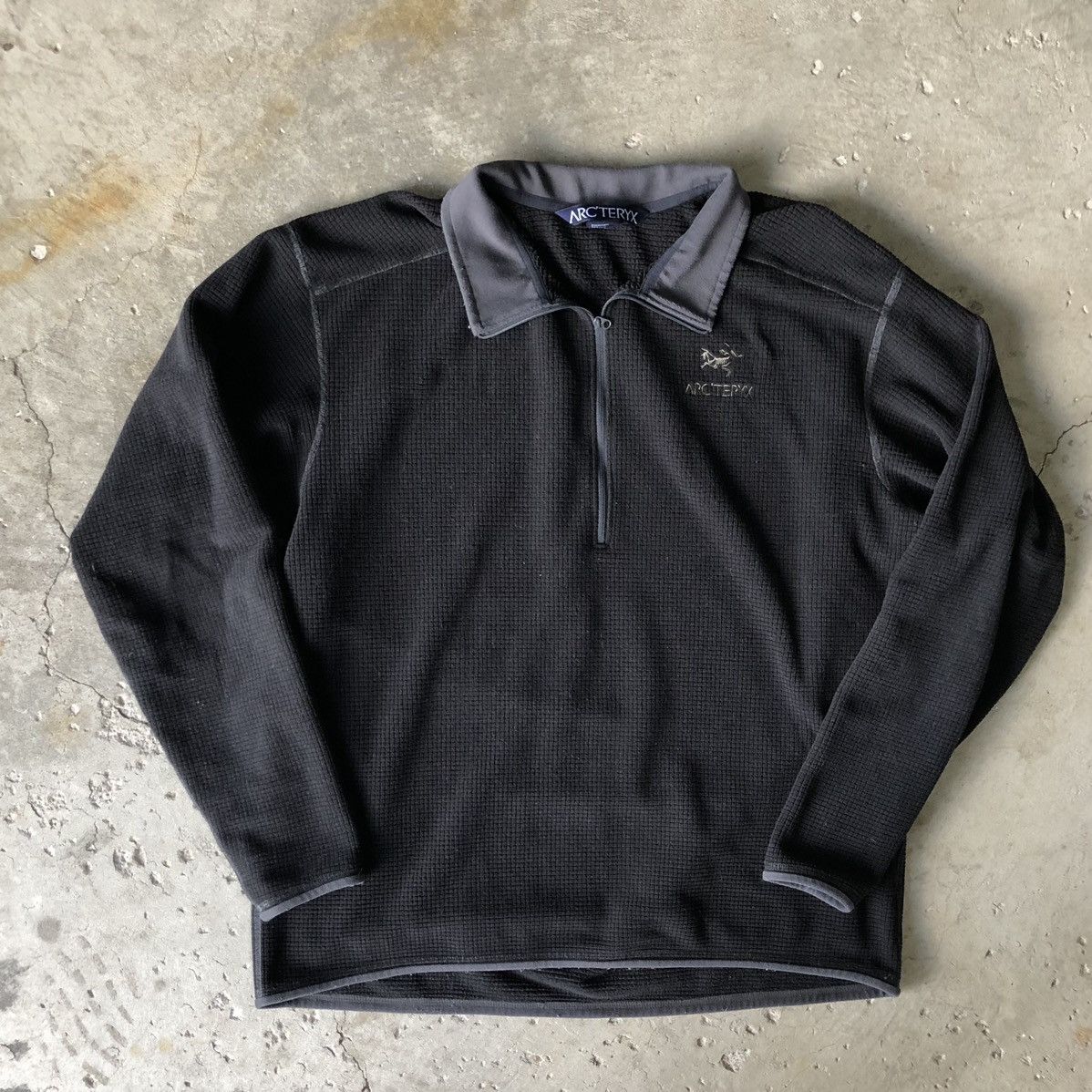 Vintage arcteryx offers black zip up fleece jacket