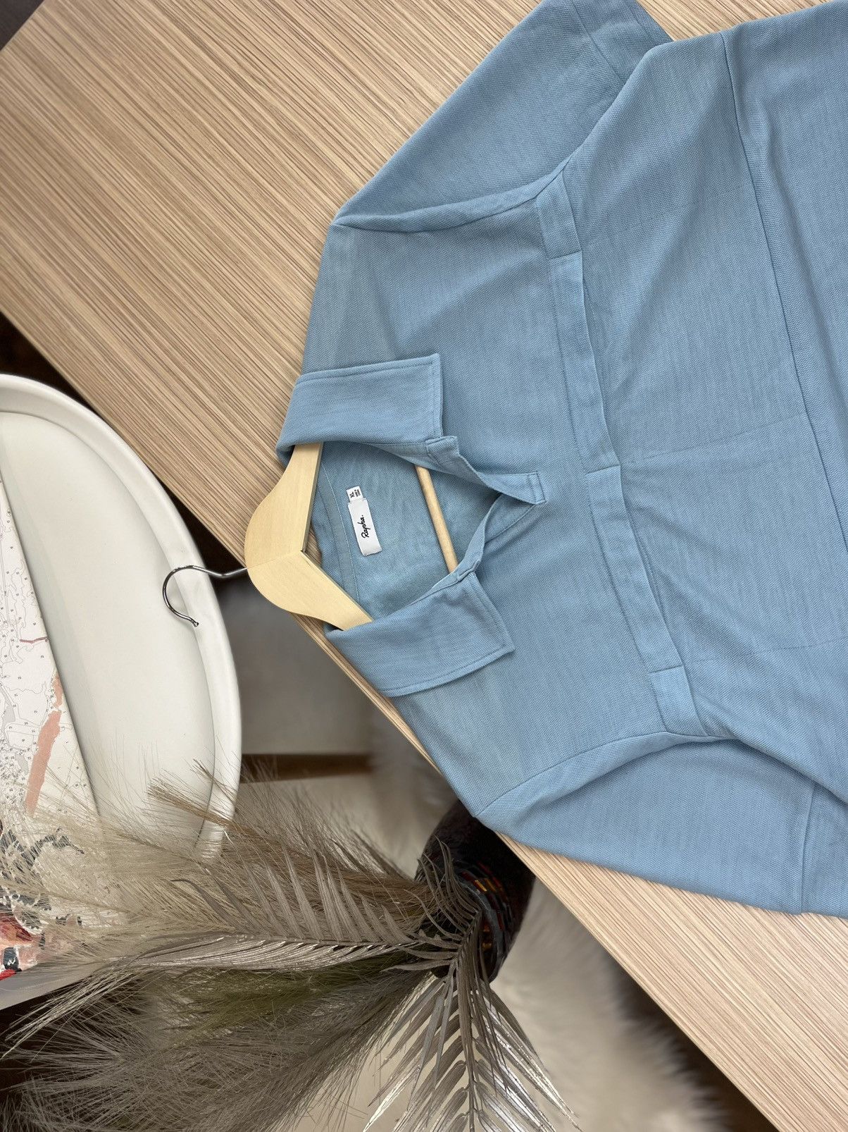 Rapha Rapha baby blue wool blend polo shirt Size US XL / EU 56 / 4 - 7 Thumbnail