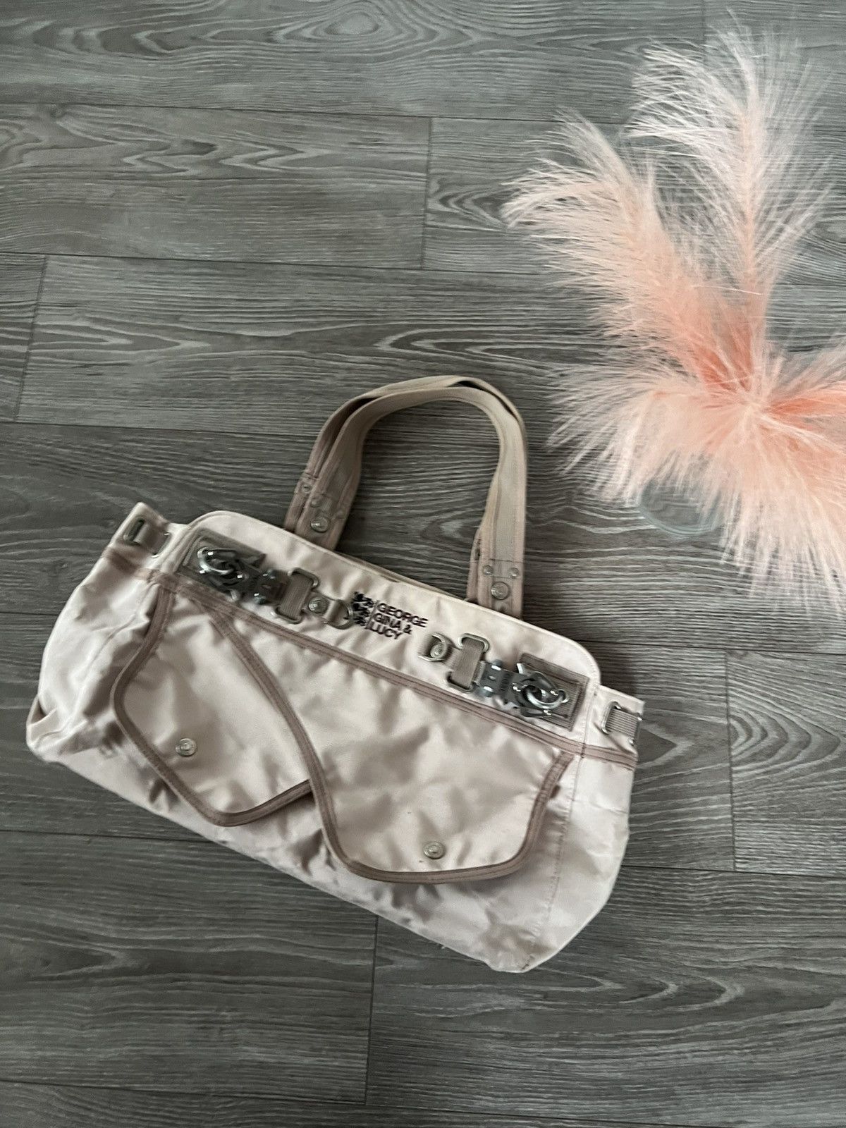 Japanese Brand ❗️❗️George Gina & Lucy Travel Dudley Dix Pink GGL Bag❗️❗️ Size ONE SIZE - 6 Thumbnail