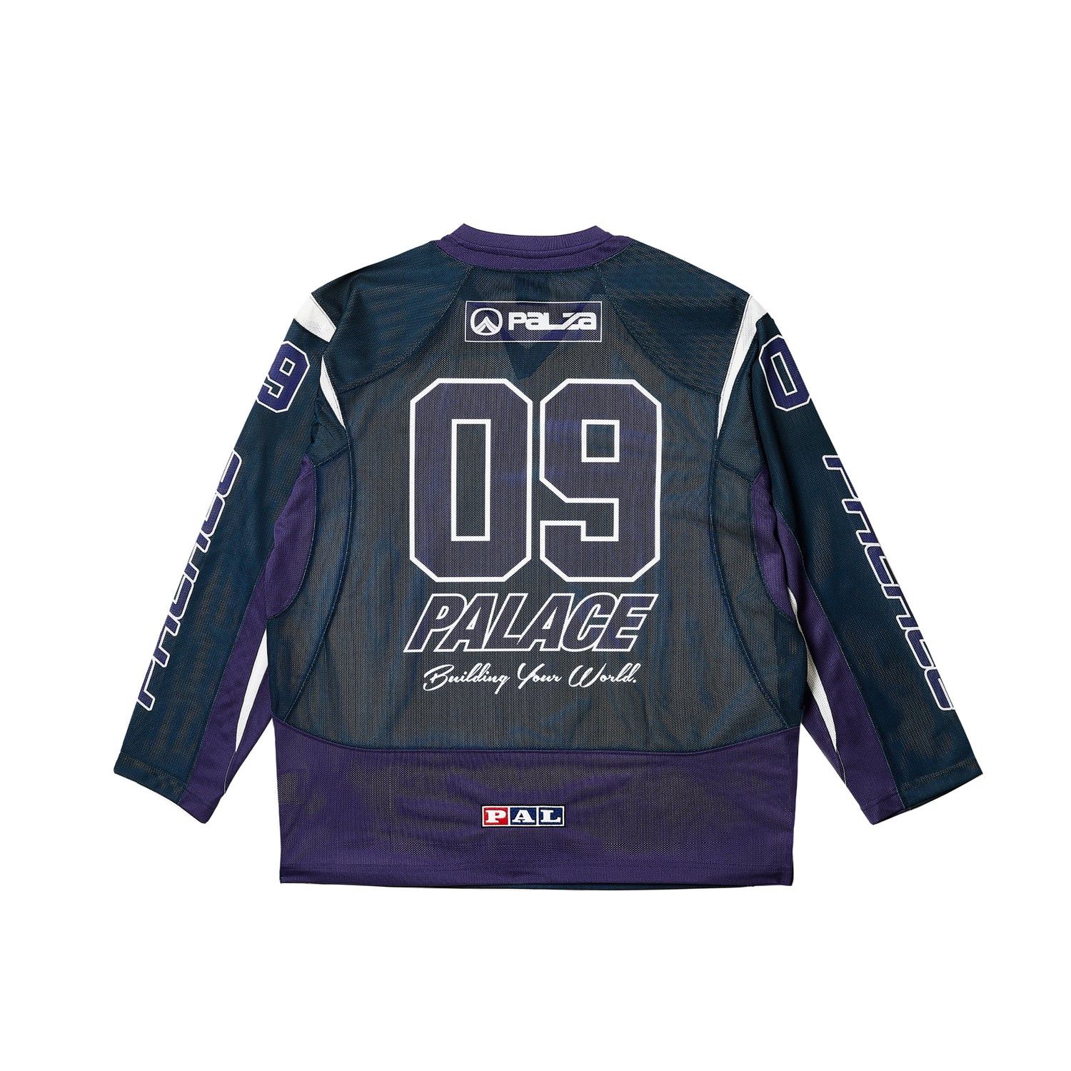 Palace Palace Axolotl Building Your World Hockey Jersey Purple Size US L / EU 52-54 / 3 - 2 Thumbnail