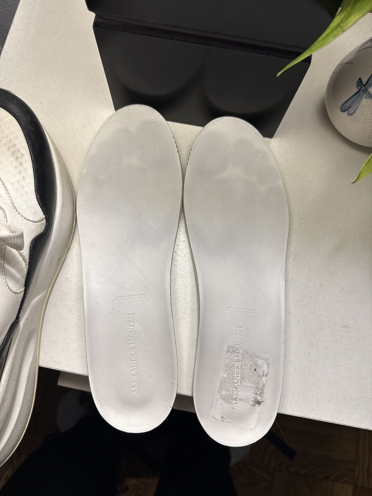 Alexander McQueen Alexander McQueen Oversized Leather Runner Sneakers Size US 6 / EU 39 - 9 Thumbnail