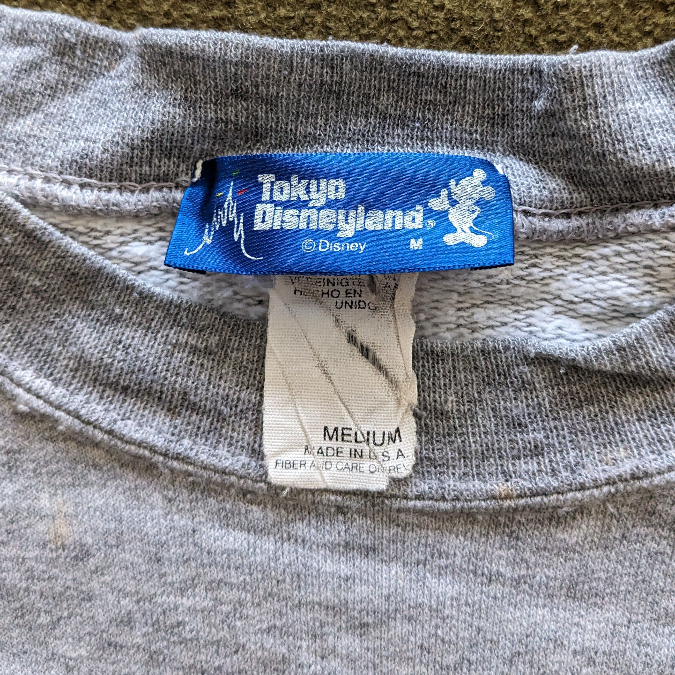Vintage Vintage Tokyo Disneyland Mickey Mouse Cartoon Sweatshirt Size US M / EU 48-50 / 2 - 6 Thumbnail