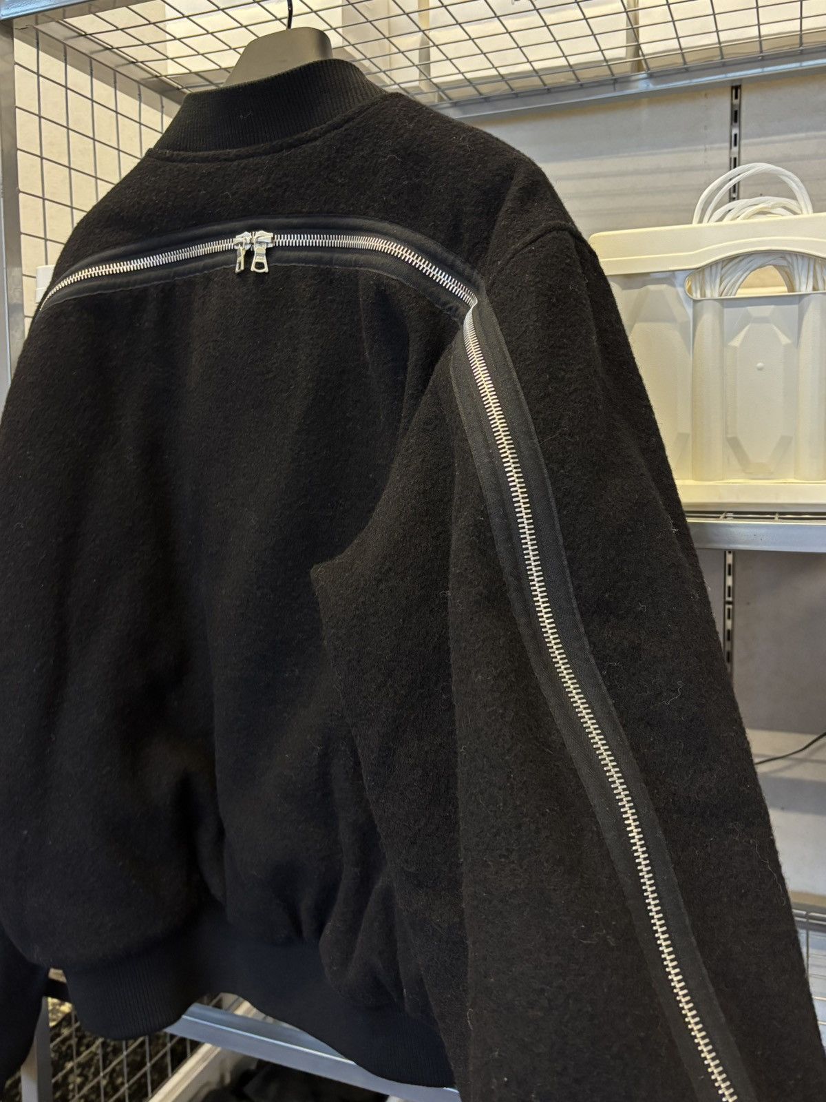 Dries Van Noten AW14 Backzip wool version bomber jacket Size US L / EU 52-54 / 3 - 5 Thumbnail
