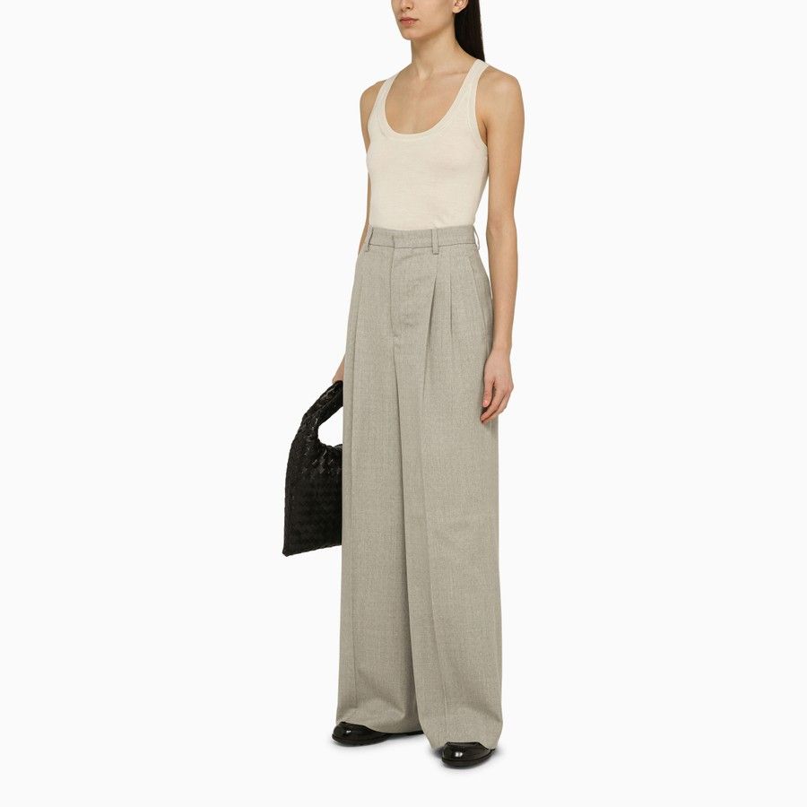 Max Mara o1d2blof0824 Tank Top in Off White Size M / US 6-8 / IT 42-44 - 2 Thumbnail
