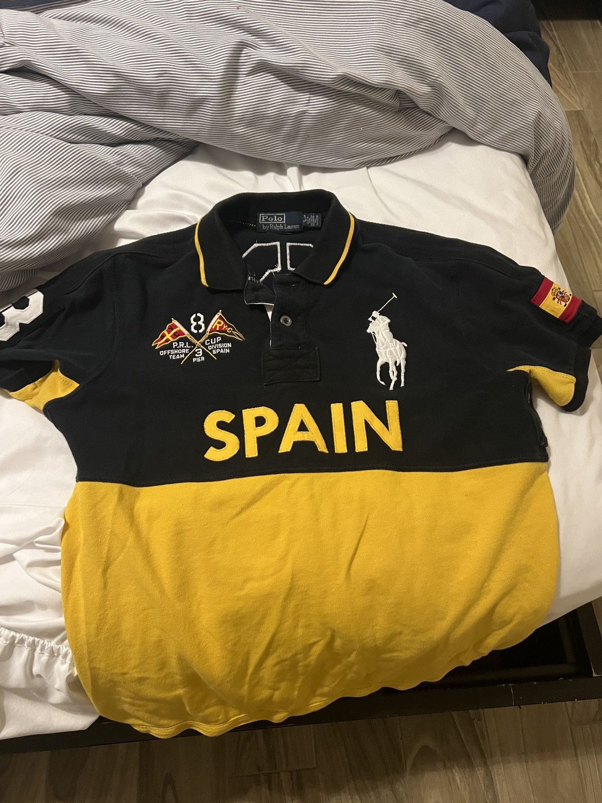 image of Polo Ralph Lauren Spain Chief Keep Polo in Black, Men's (Size Large)