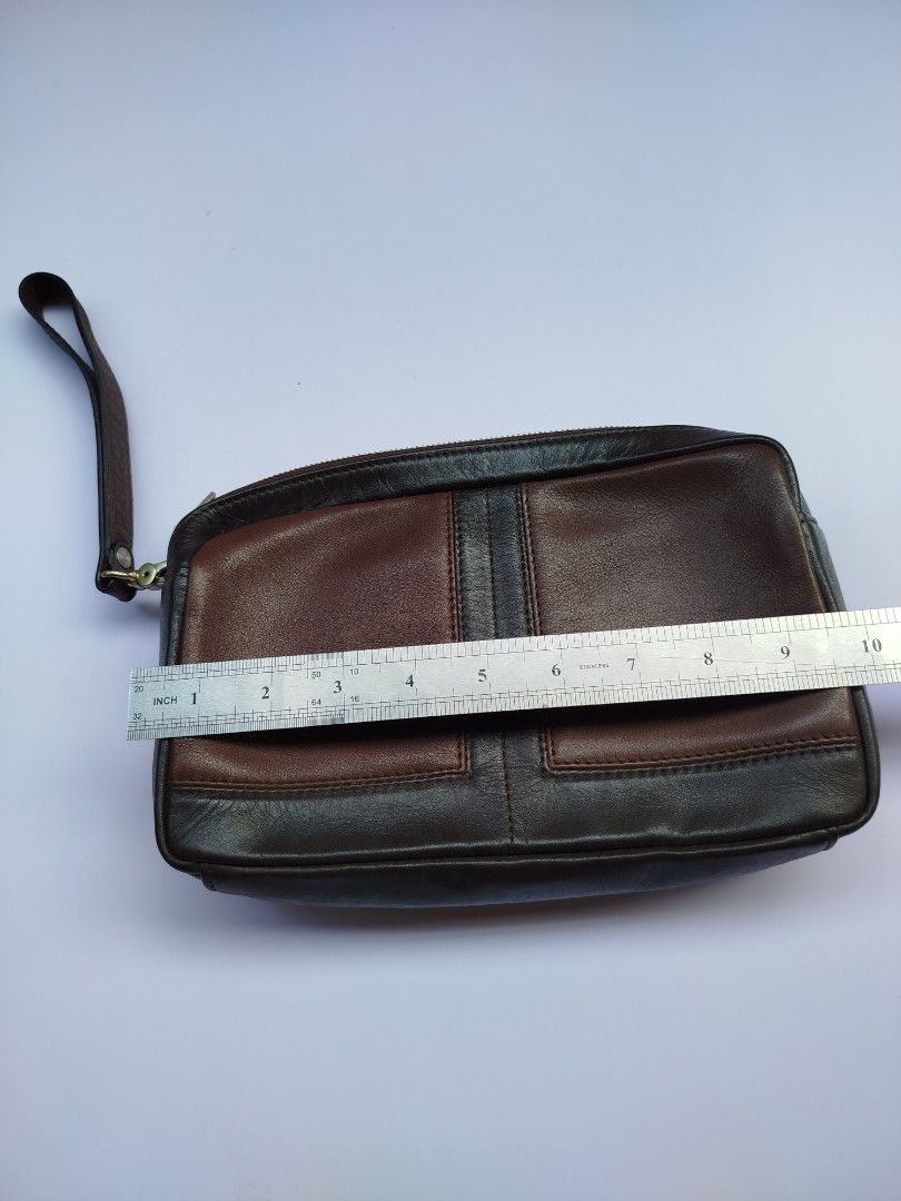 Lanvin Lanvin Collection Two-Tone Leather Clutch/Wristlet. Size ONE SIZE - 7 Thumbnail