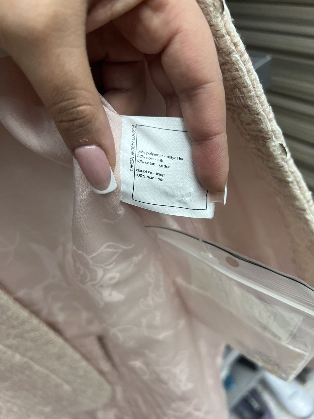 Chanel Channel Tweed Blazer Light Pink Size XS / US 0-2 / IT 36-38 - 9 Thumbnail
