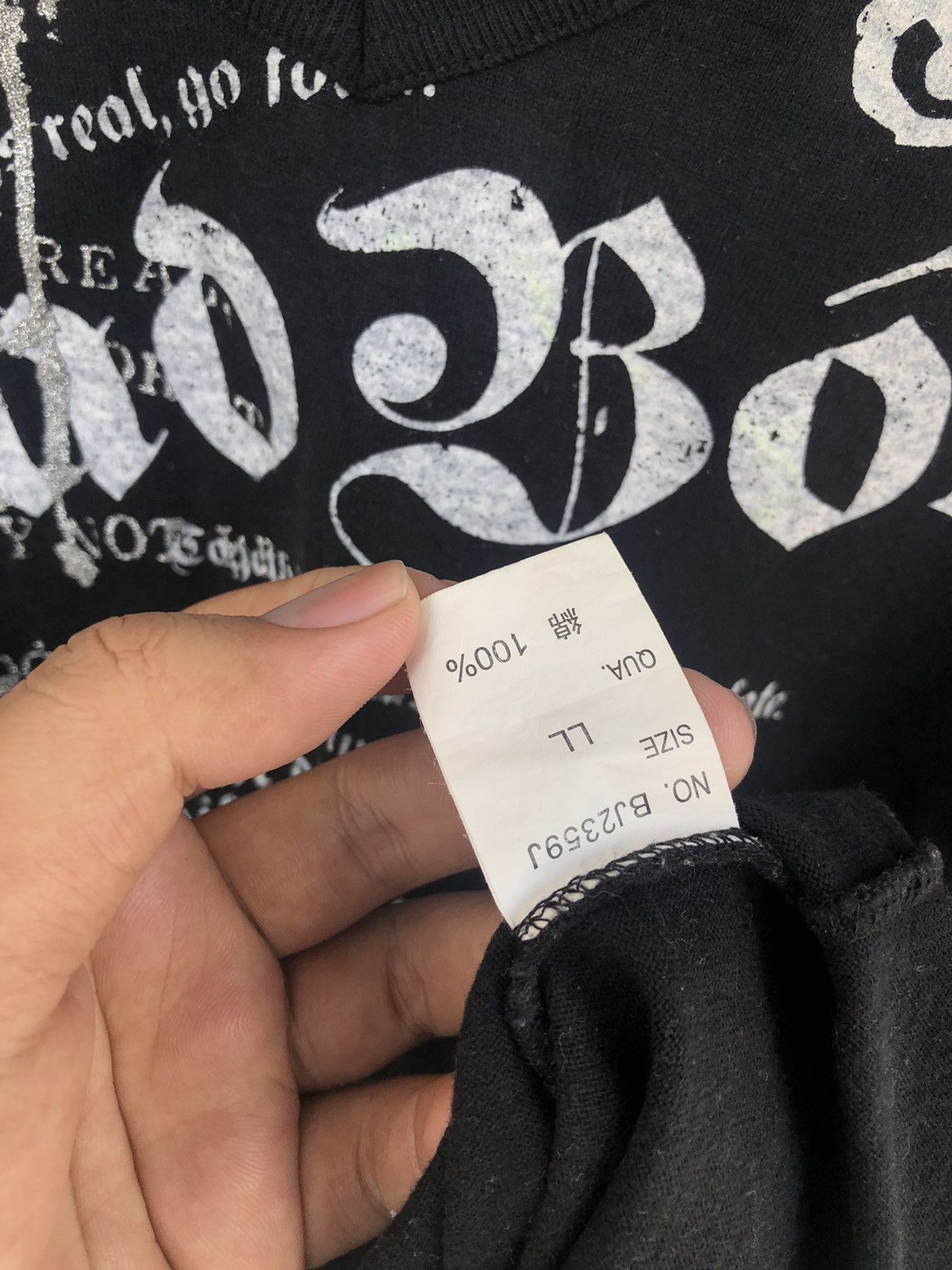 Hysteric Glamour Japanese-Poem Badboy ifsixwasnine Lgb Style Size US L / EU 52-54 / 3 - 8 Thumbnail