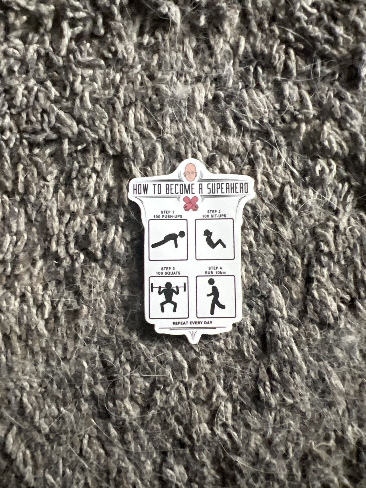 Hypebeast × Vintage How To Become A Superhero Sticker Size ONE SIZE - 1 Thumbnail