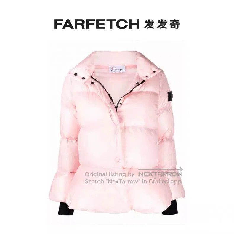 Valentino Valentino Pink goose down jacket Size M / US 6-8 / IT 42-44 - 2 Thumbnail