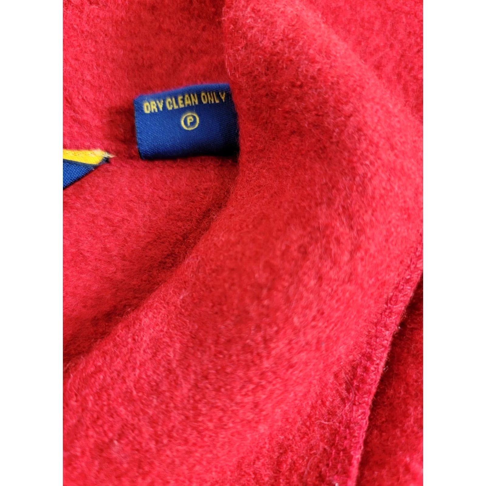 Vintage VINTAGE Shaver Lake Womens 100% Wool Red Button-Down Shirt Jacket Small Holiday Shirt Jacket Womens Red 80s 90s Jeans Formal Casual Mens Womens Size S / US 4 / IT 40 - 4 Thumbnail