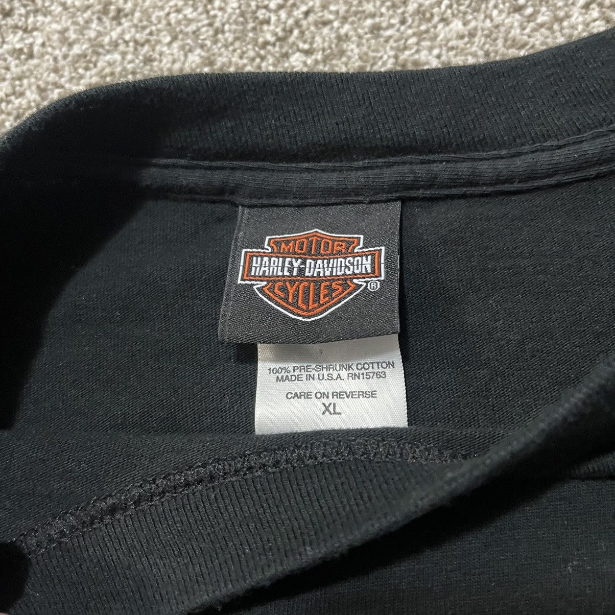 Harley Davidson Vintage Harley Davidson pocket Tee shirt Size US XL / EU 56 / 4 - 3 Thumbnail