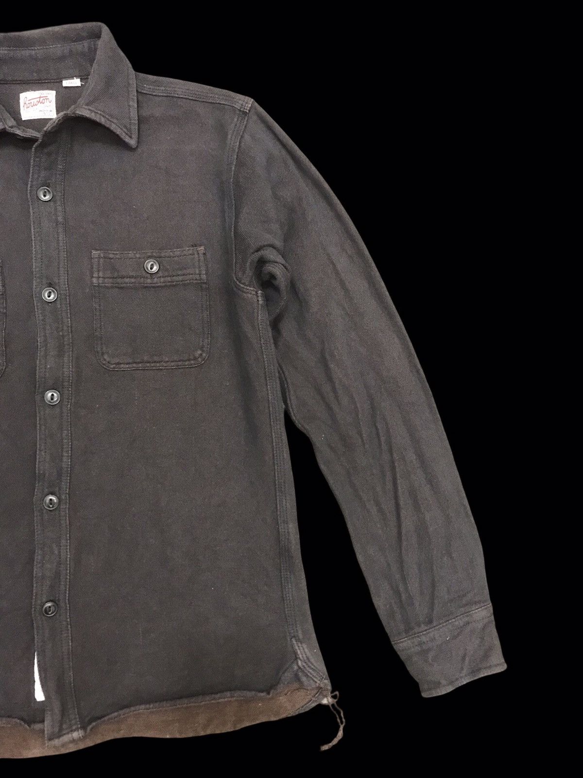 Japanese Brand 💥HOUSTON UNION MADE Rusty Triple Stitch Sturdy Shirt Size US M / EU 48-50 / 2 - 3 Thumbnail