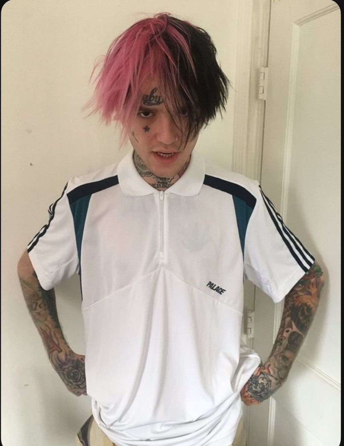 Palace PALACE classic stripe drop shoulder polo | Grailed