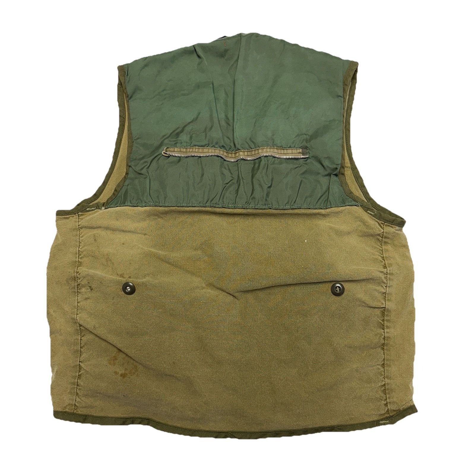 Vintage Vintage Sport Bilt Shooting Vest Mens Medium Green Canvas Fu Size US M / EU 48-50 / 2 - 2 Thumbnail