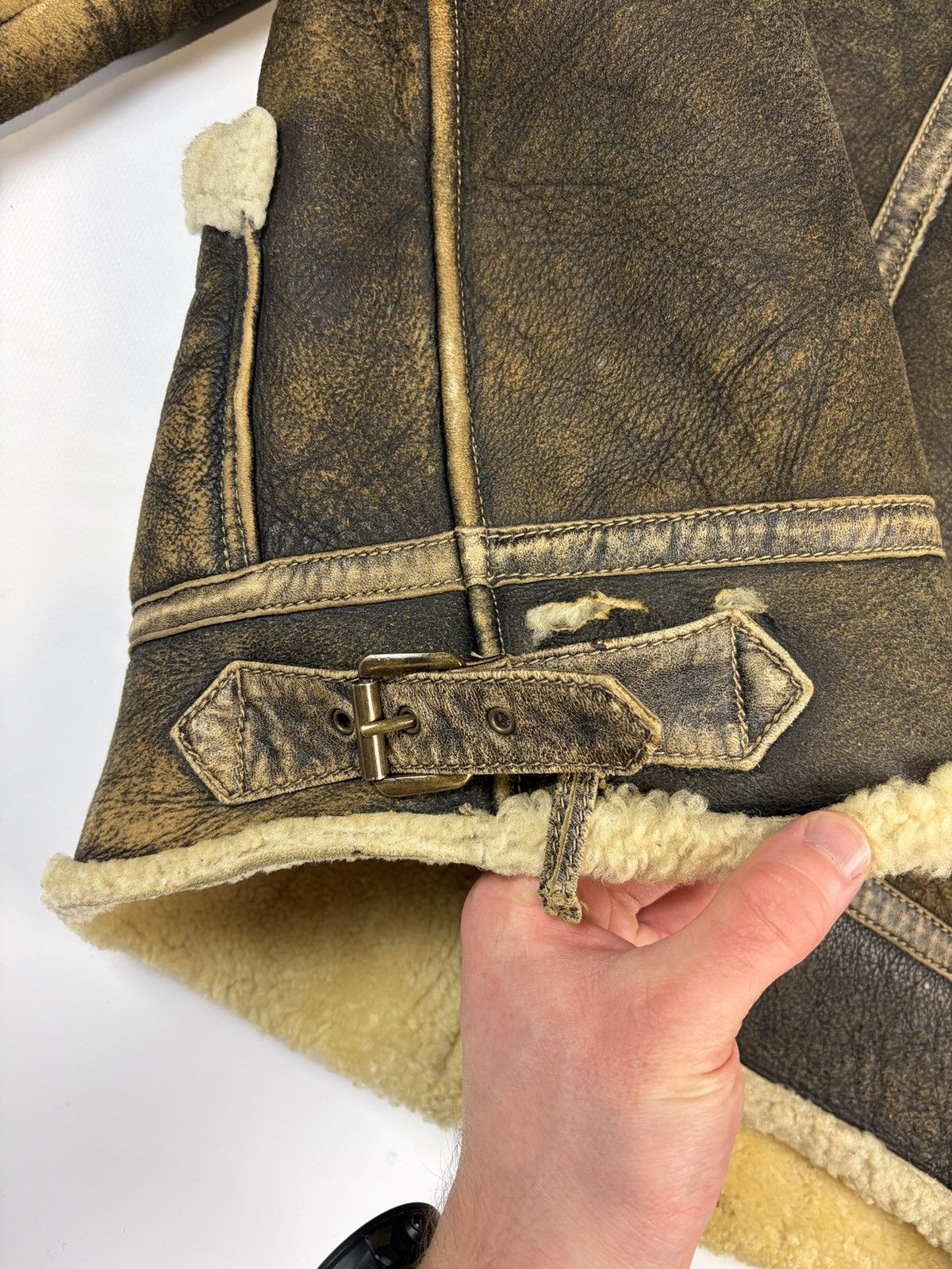 Diesel Diesel Shearling Jacket Vintage 1980 Sheepskin & Shearling Size US L / EU 52-54 / 3 - 14 Thumbnail