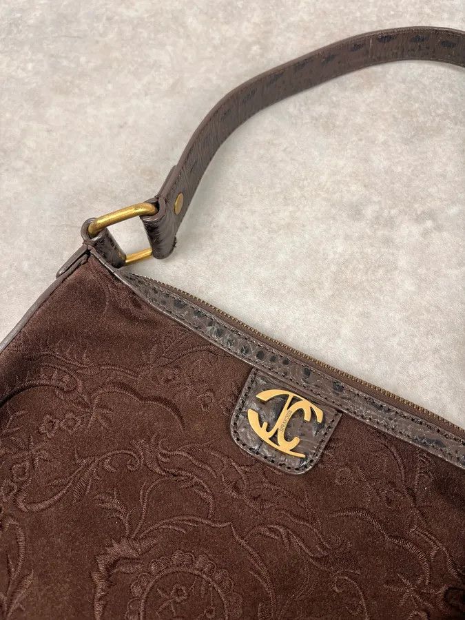 Roberto Cavalli AW2007 Cavalli Embroided Brown Handle Bag Size ONE SIZE - 5 Thumbnail