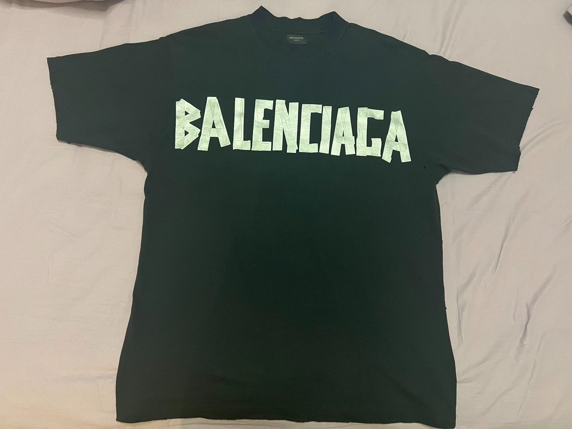 Balenciaga Balenciaga popular short sleeved adhesive tape Size US XS / EU 42 / 0 - 1 Thumbnail
