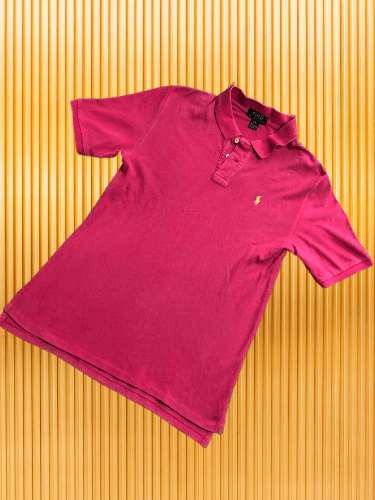 Polo Ralph Lauren × Vintage Vintage Polo Ralph Lauren Polo size XL (18-20) Shirt Pink Size US M / EU 48-50 / 2 - 1 Thumbnail