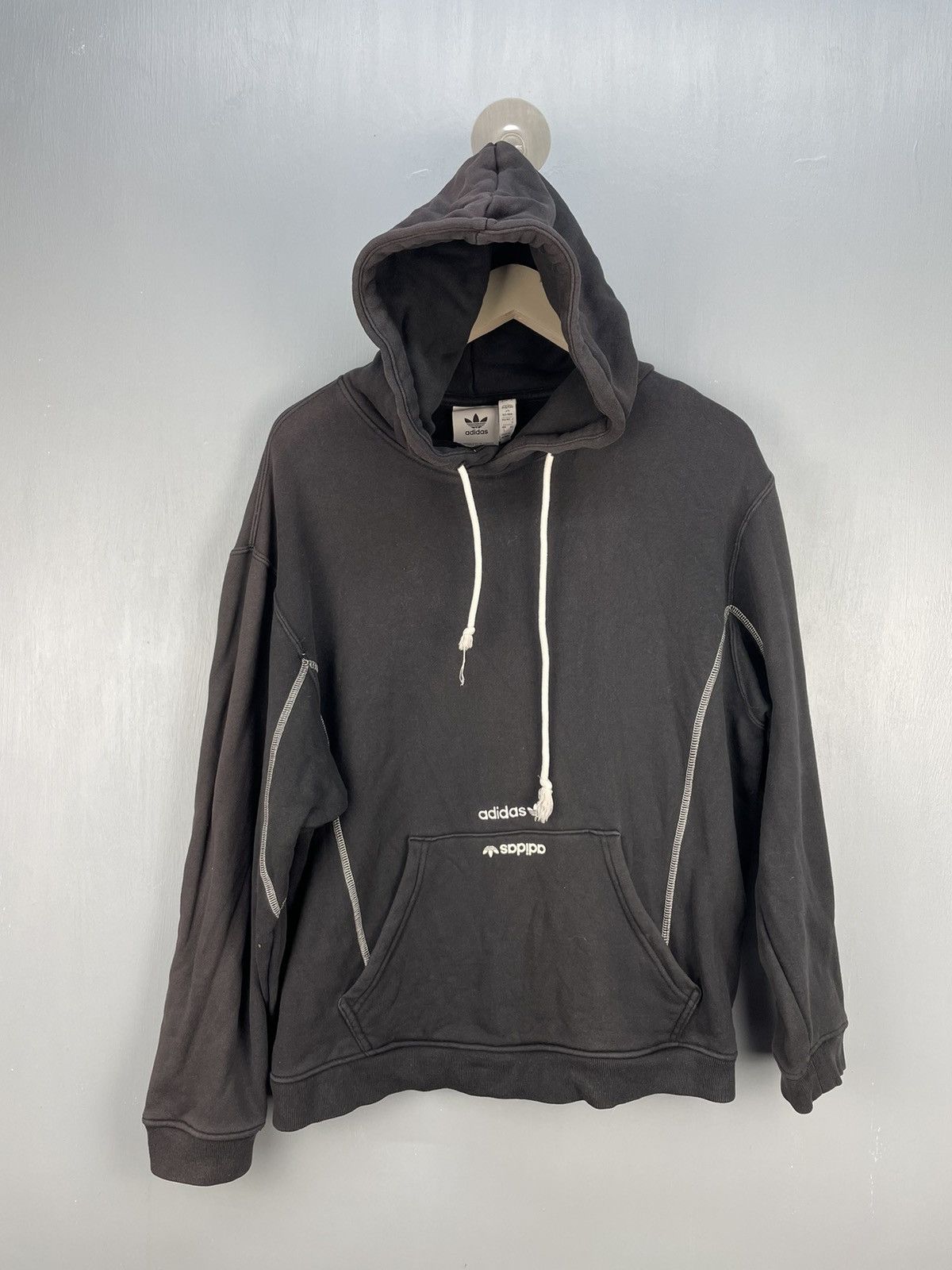 Adidas Vintage Adidas faded hoodie Size US S / EU 44-46 / 1 - 1 Thumbnail