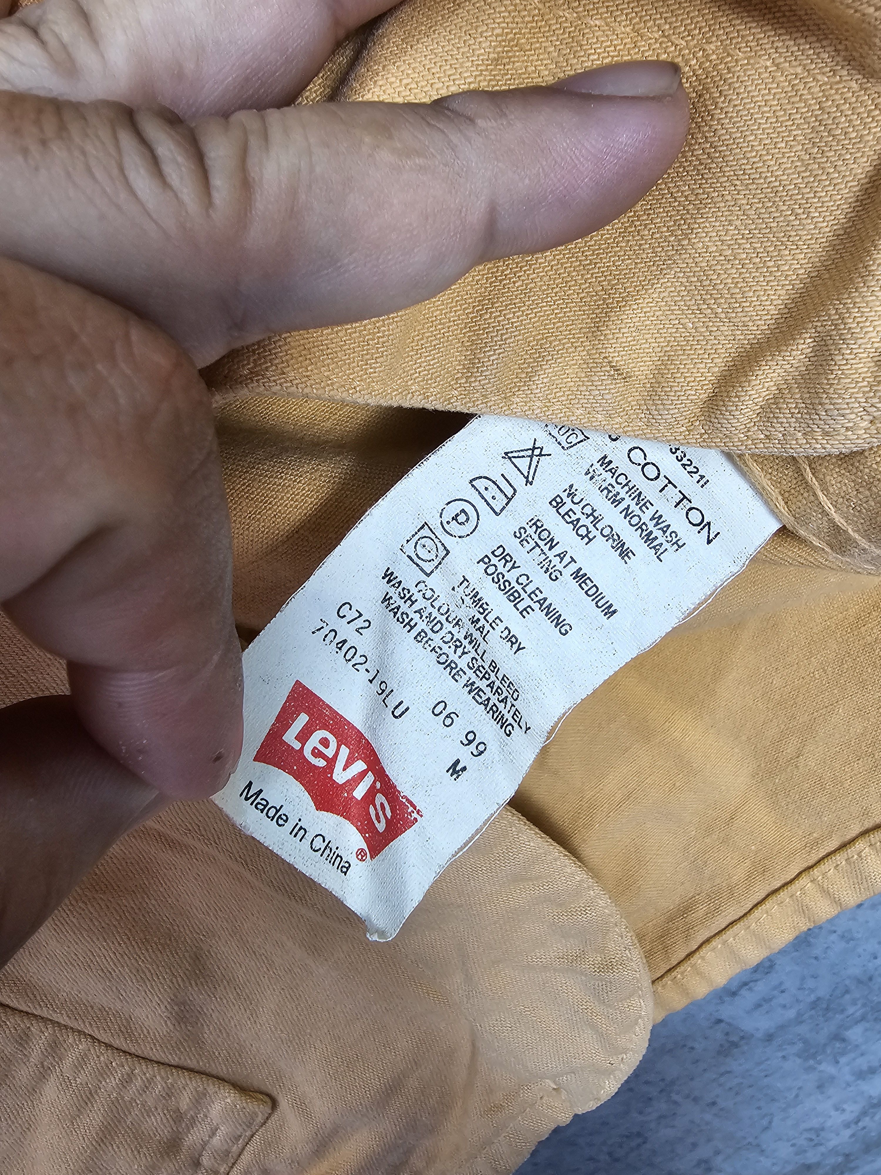 Levi's Vintage LEVIS Faded Workwear Orange Button Up Jacket J0060 Size US M / EU 48-50 / 2 - 10 Thumbnail