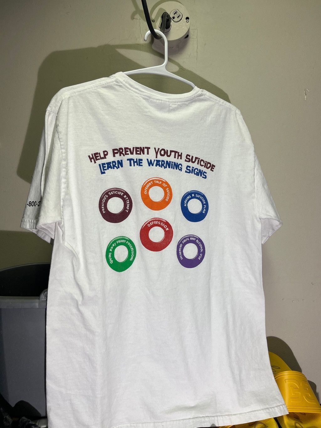 Hanes Men's lifesavers T-Shirt White L Size US L / EU 52-54 / 3 - 2 Thumbnail