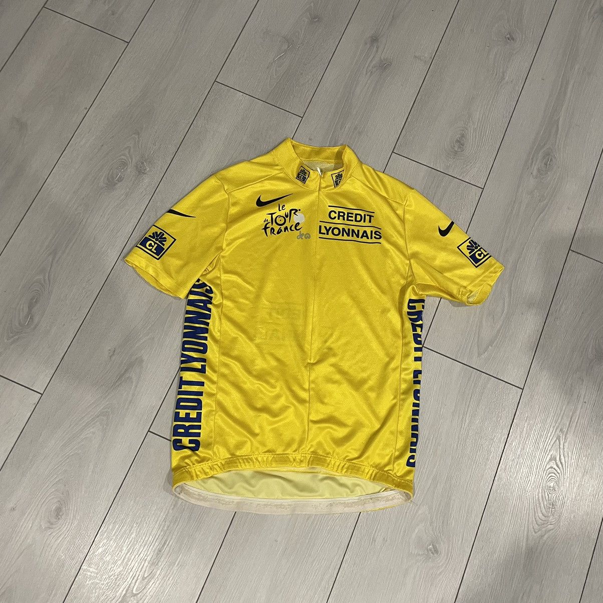 Nike × Vintage M Nike Le Tour De France lyonnais Cycling Jersey Tee Tshirt Size US M / EU 48-50 / 2 - 1 Thumbnail