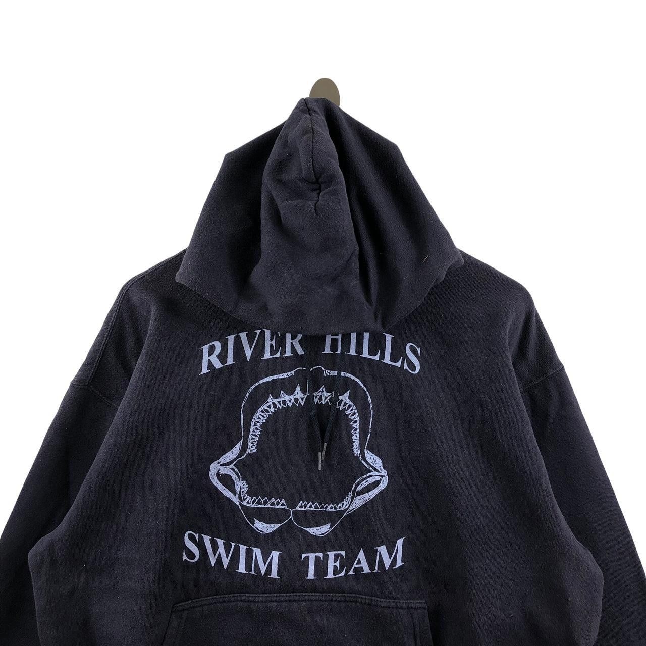 Champs Sport Vintage CHAMPS SPORT River Hills Swim Team Hoodie Sweatshirt Size XL / US 12-14 / IT 48-50 - 3 Thumbnail