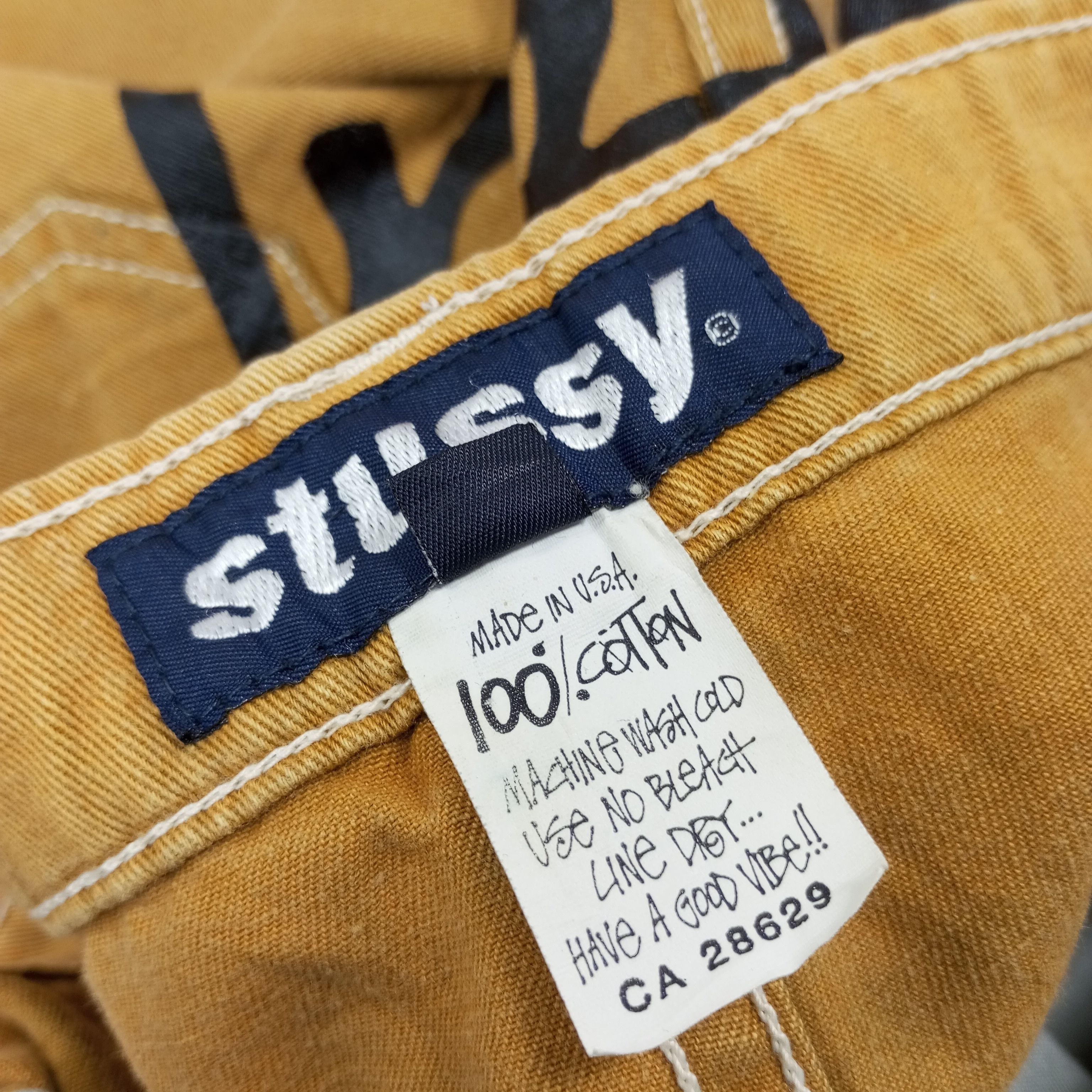 Stussy × Vintage Stussy Streetwear Skateboard Custom Art Style Short Pants Size US 37 - 14 Thumbnail