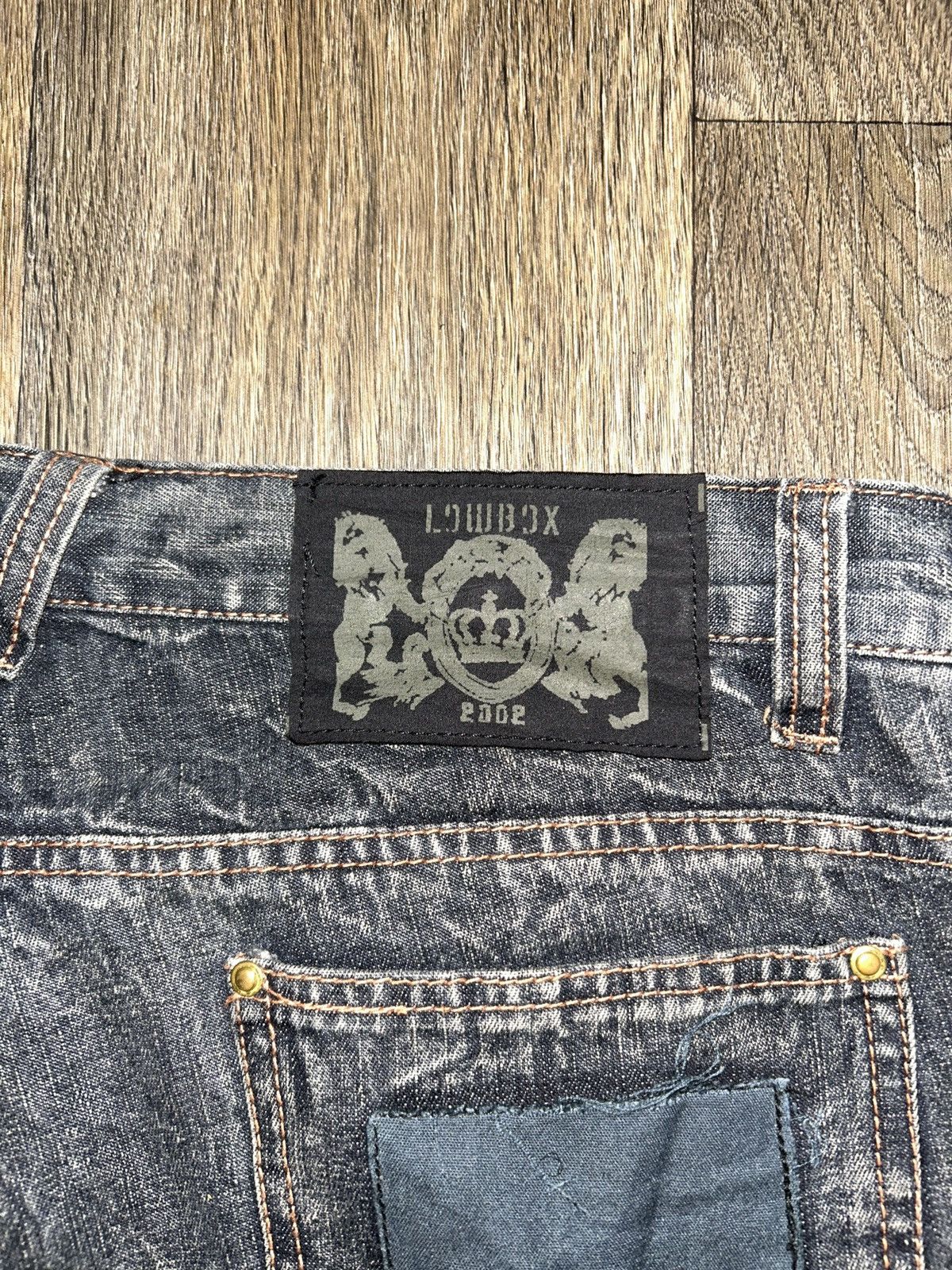LOWBOX Lowbox Bootcut Denim Jeans. Japanese Size US 34 / EU 50 - 7 Thumbnail