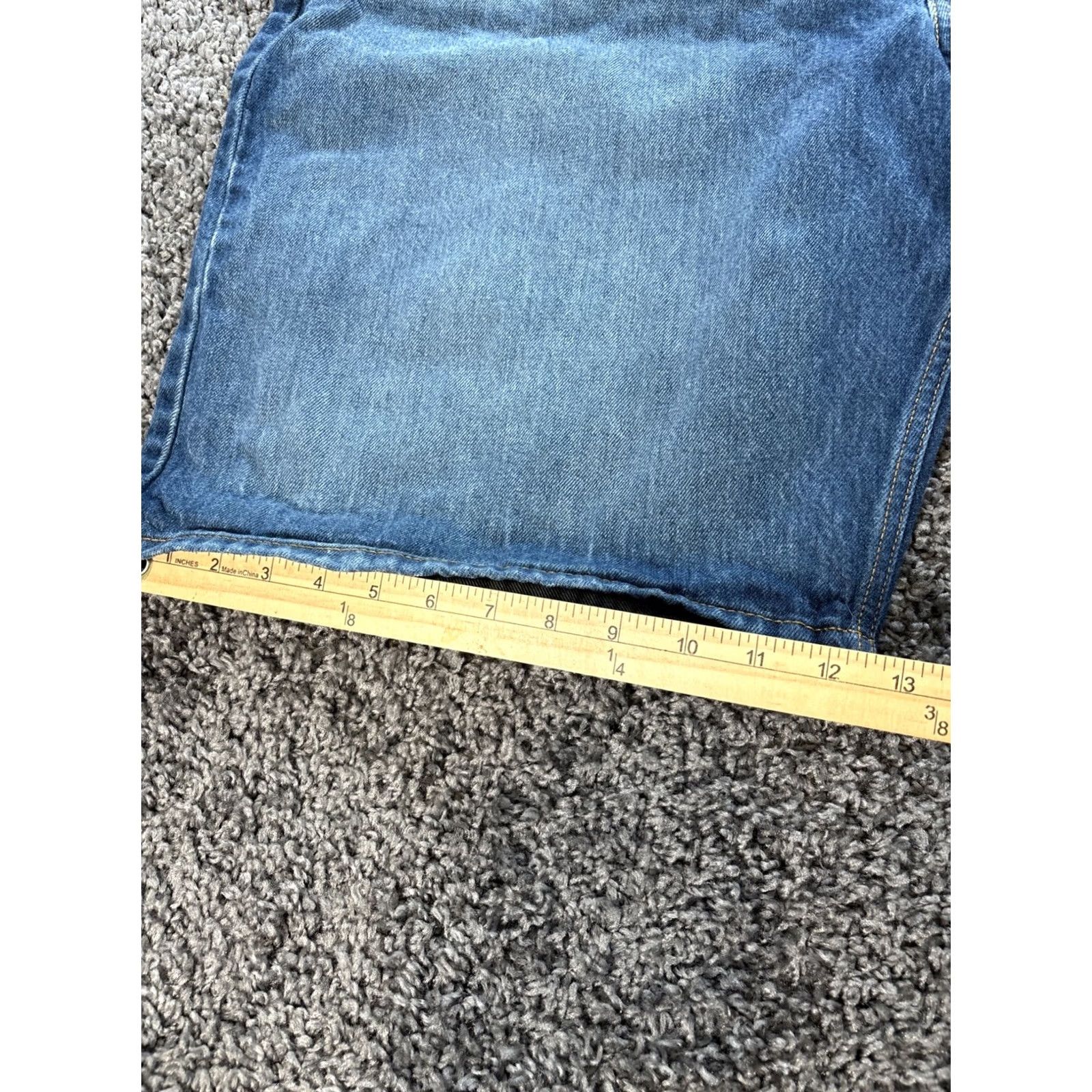Levi's Levi's 469 Shorts Mens 48 Blue Denim Bermuda 5-Pocket Logo Pockets Workwear Casual Jeans Short Community City Size US 32 / EU 48 - 3 Thumbnail