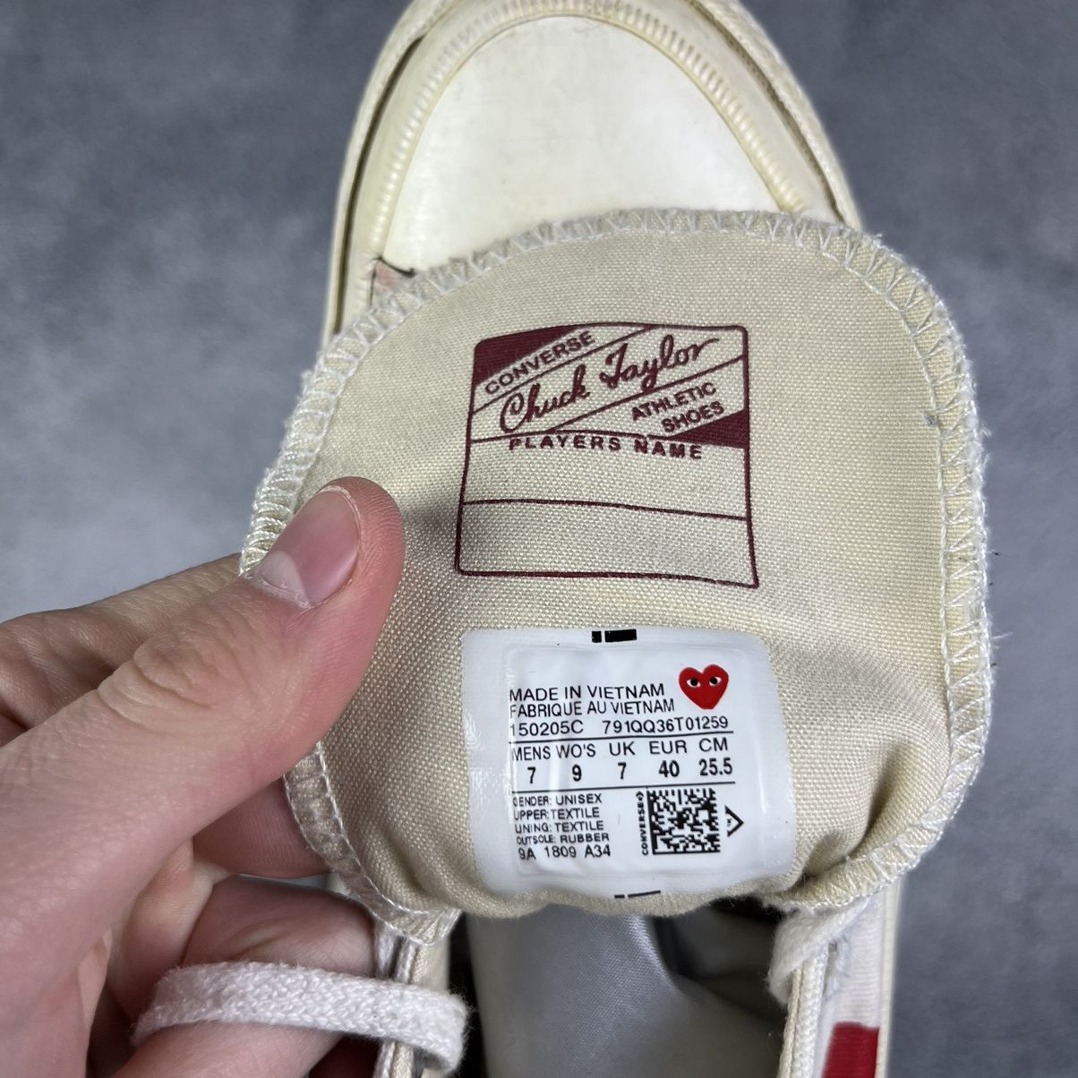 Converse × Comme des Garçons PLAY High Top Sneakers