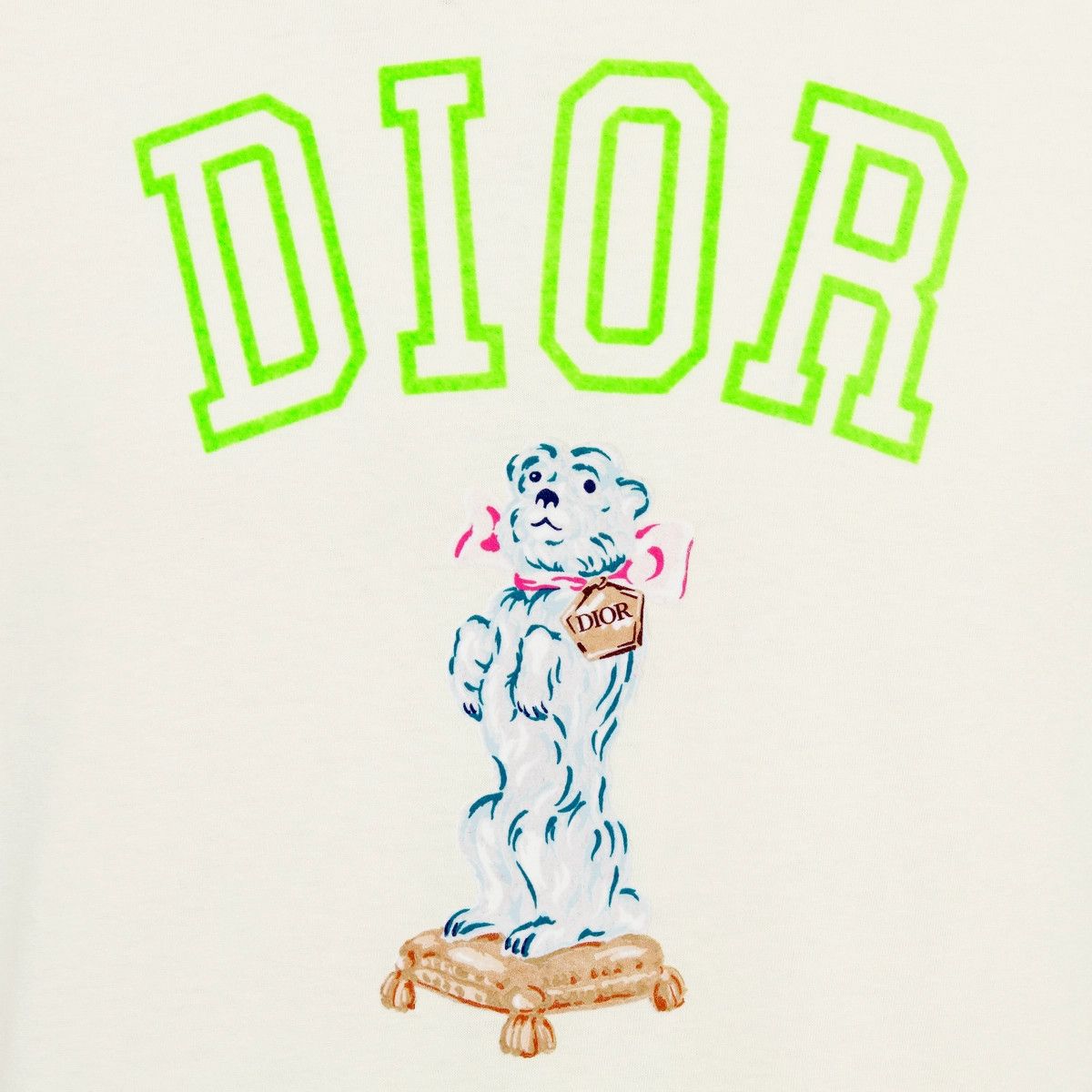 Dior o1bcso1str0226 Relaxed-Fit Bobby T-shirt in White Size US XL / EU 56 / 4 - 3 Thumbnail