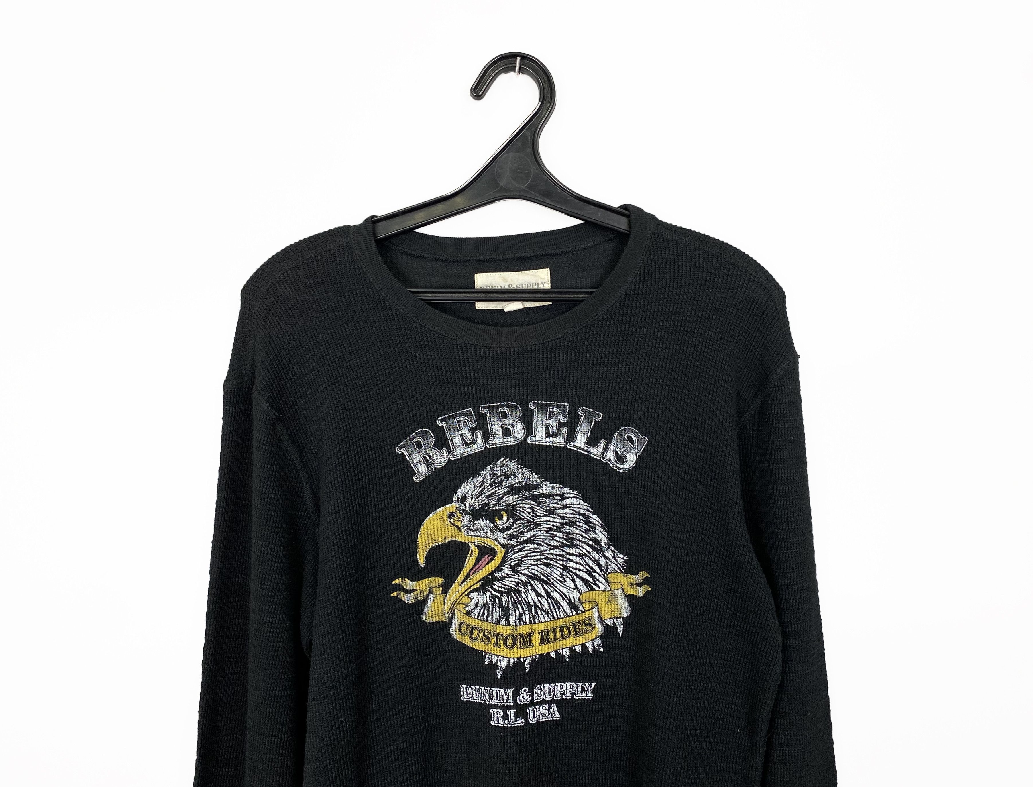 Denim & Supply Ralph Lauren Denim And Supply Ralph Lauren Rebels Long Sleeve T Shirt Size US S / EU 44-46 / 1 - 2 Thumbnail
