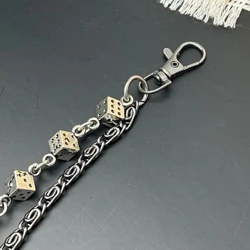 Japanese Brand Fujisawa x Man Dice and Tribe Jean Motor Rock Wallet Chain Size ONE SIZE - 4 Thumbnail