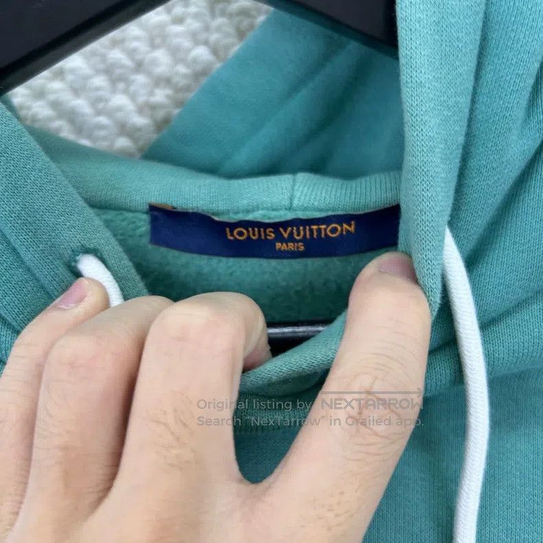 Louis Vuitton Louis Vuitton Lake green pin embroidered hooded sweatshirt Size US XS / EU 42 / 0 - 4 Thumbnail