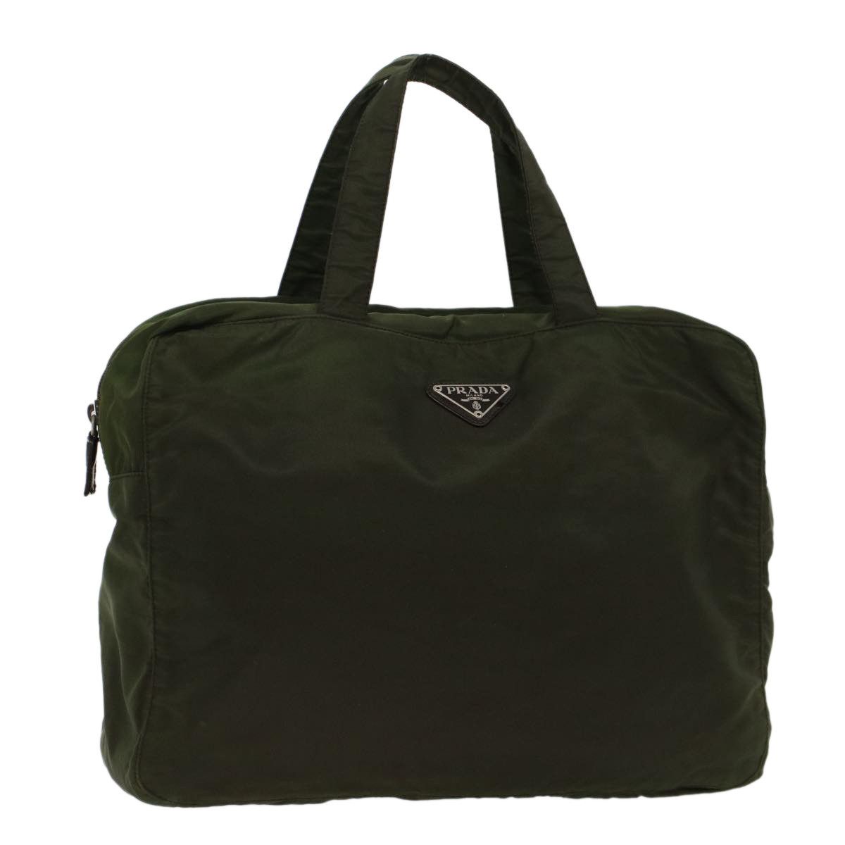 Prada Green Synthetic Handbag (Pre-Owned) Size ONE SIZE - 1 Thumbnail