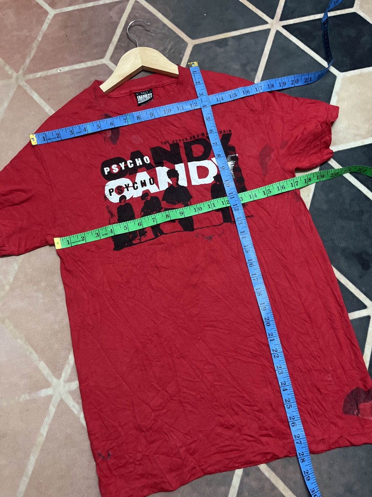 Band Tees 💥Vintage Y2K Shoegaze THE JESUS AND MARY CHAIN Psycho Candy Size US S / EU 44-46 / 1 - 16 Thumbnail