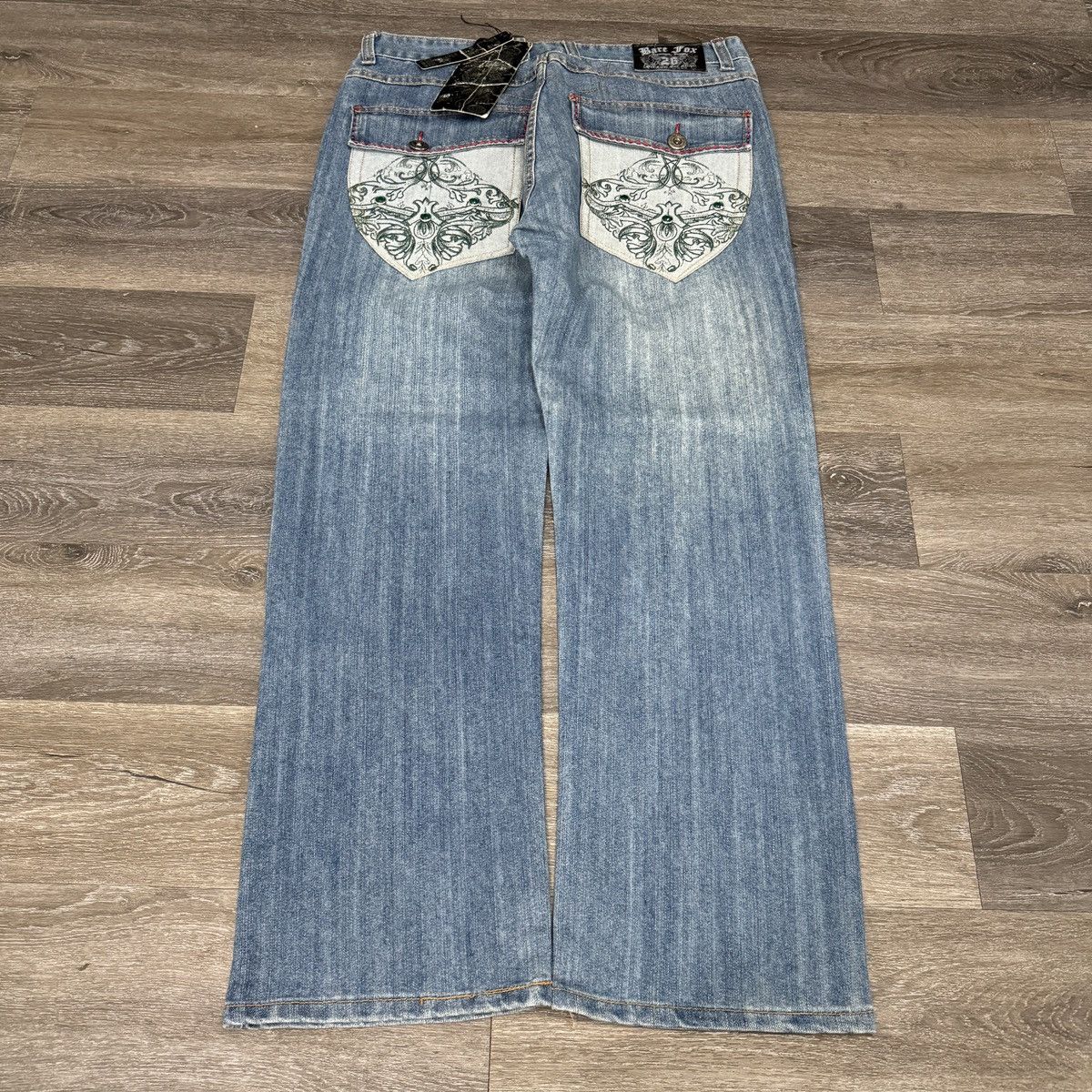 JNCO × Southpole × Vintage Vintage bare Fox baggy Southpole JNCO style embroidered Jean Size US 36 / EU 52 - 1 Thumbnail