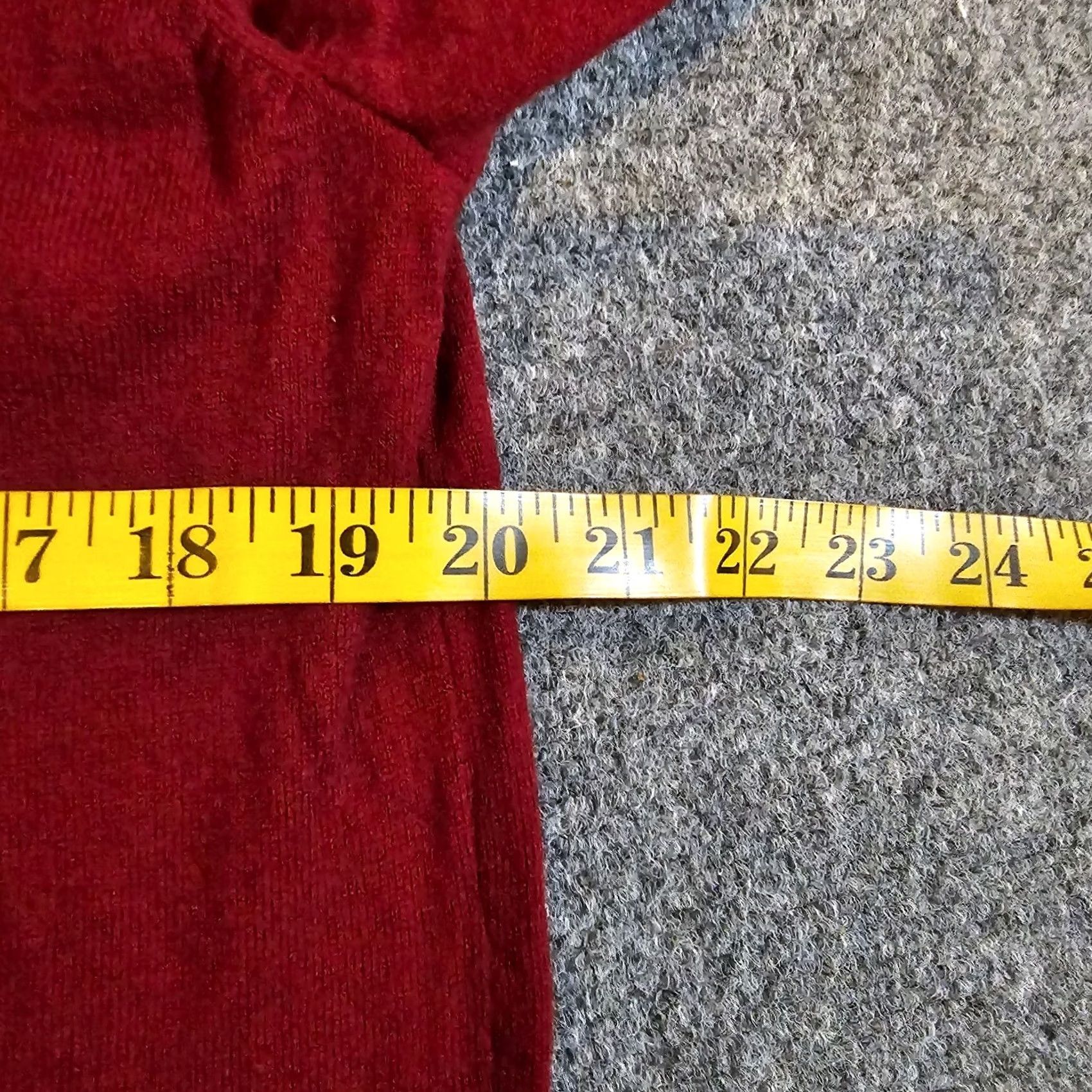 Abercrombie & Fitch Abercrombie & Fitch Sweater Mens XL Red Merino Wool V Neck Long Sleeve Casual Size US XL / EU 56 / 4 - 6 Thumbnail
