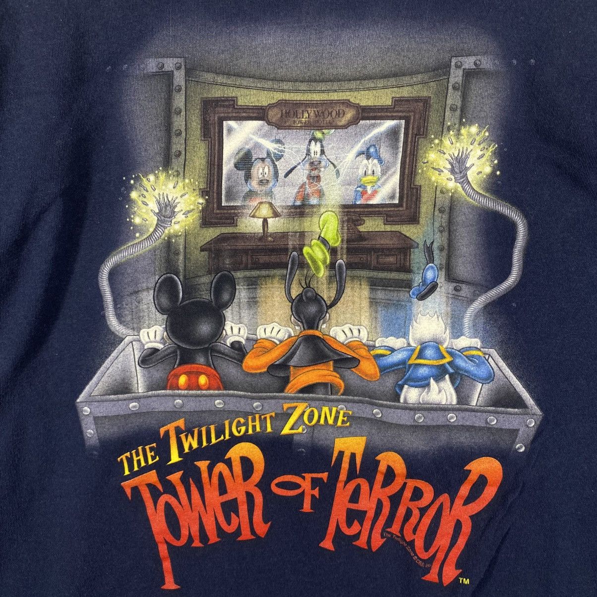 Disney Vintage The Twilight Zone TOWER OF TERROR Disney Cartoon Size US XL / EU 56 / 4 - 2 Thumbnail