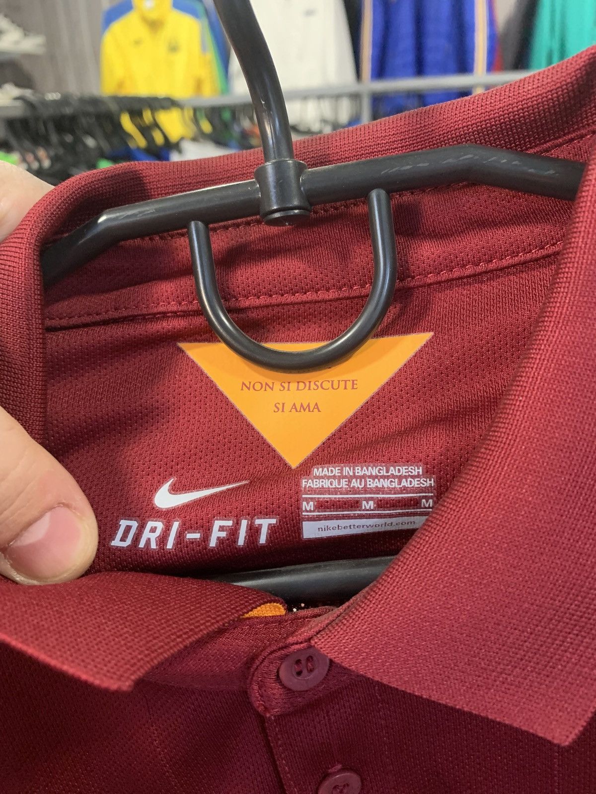 Nike ROMA 2014/2015 HOME SOCCER JERSEY NIKE Valerio 10 Size US M / EU 48-50 / 2 - 5 Thumbnail