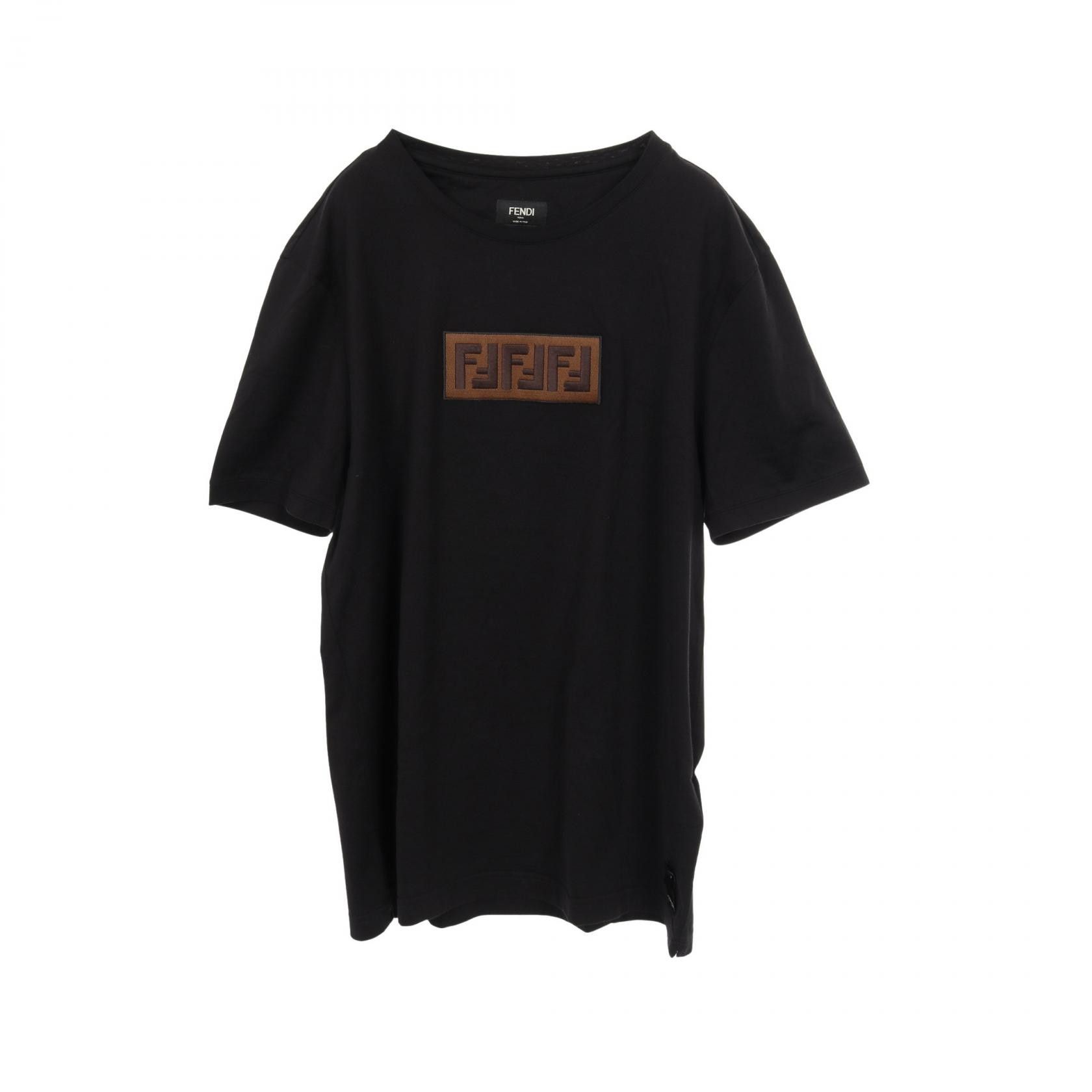Fendi Fendi Fendi FF Logo Patch Cotton Top Cotton Tops FY0894 Size ONE SIZE - 1 Thumbnail