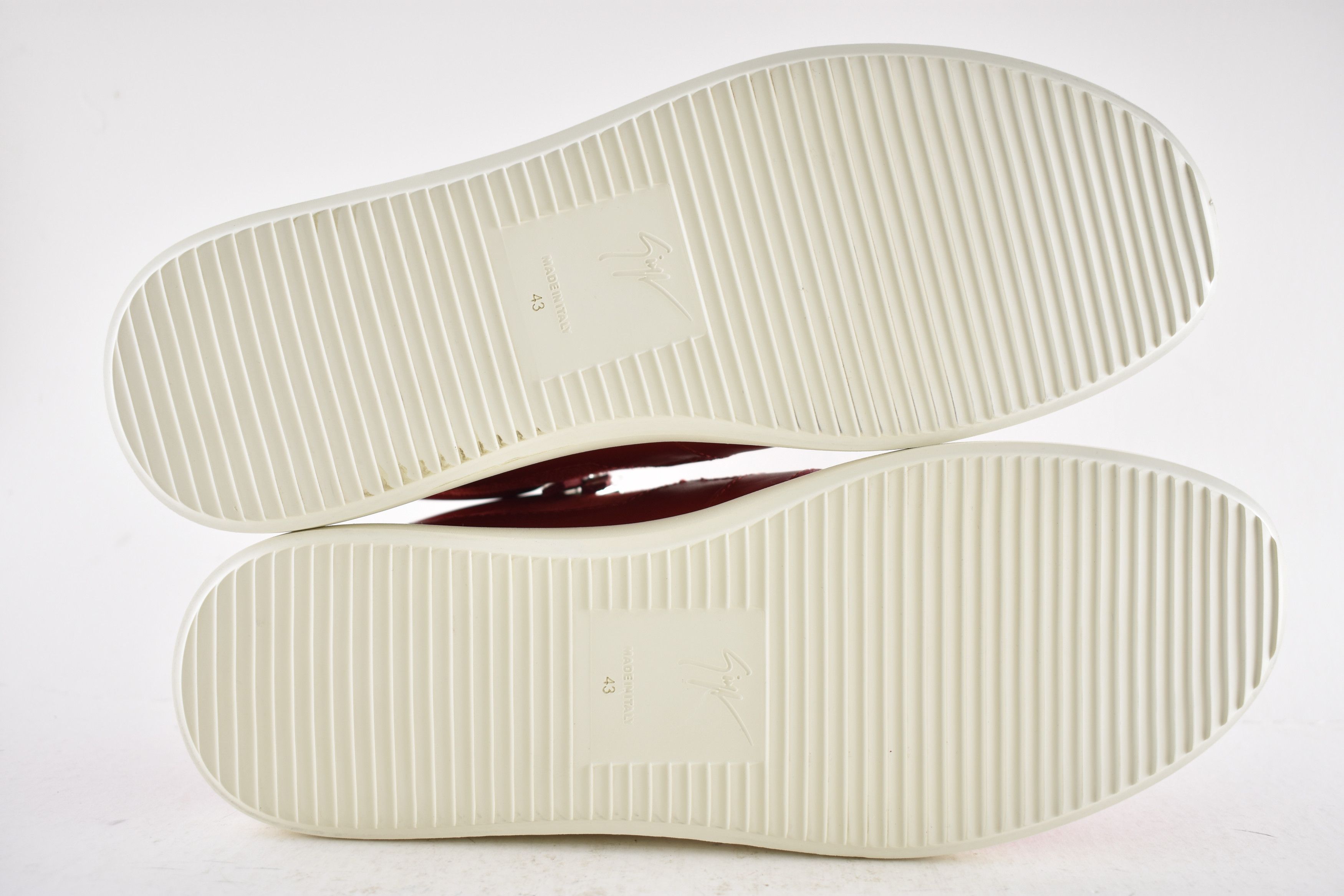 Giuseppe Zanotti Megatron Red Low Top Mix Mid Runner Trainer Sneaker 43 10 Size US 10 / EU 43 - 11 Thumbnail