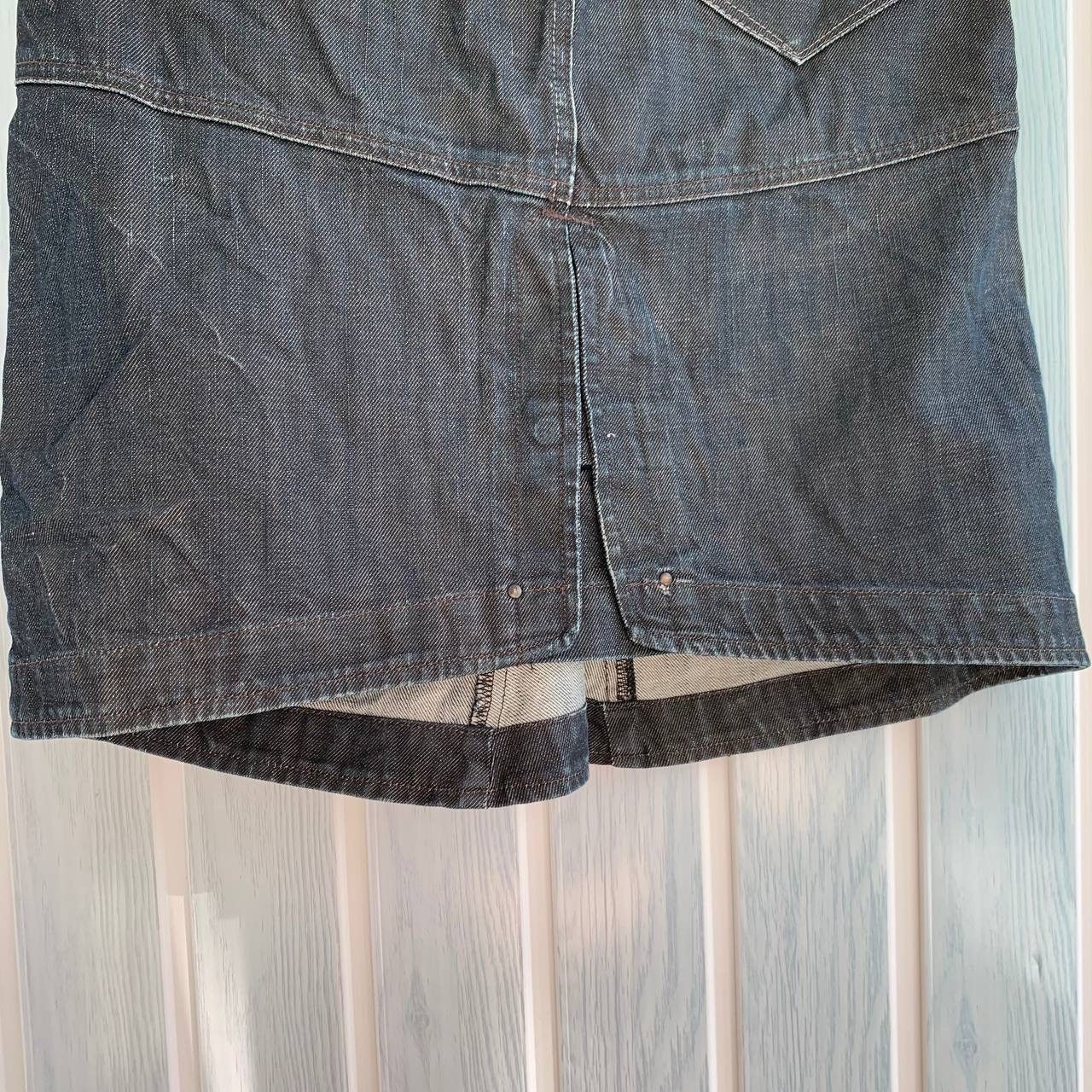 G-Star × Japanese Brand G-Star Raw Cotton & Polyester Products D5204 Denim Skirt Size 28" / US 6 / IT 42 - 12 Thumbnail