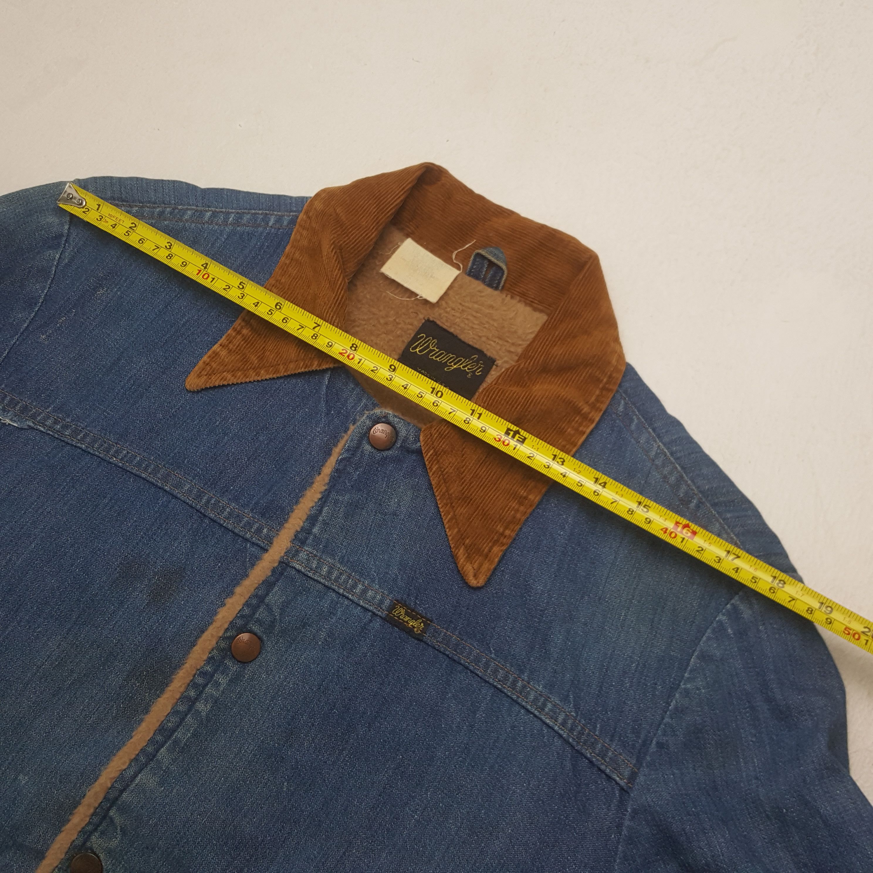 Wrangler Vintage Wrangler USA Punk Denim Bikers Jacket Size US M / EU 48-50 / 2 - 5 Thumbnail